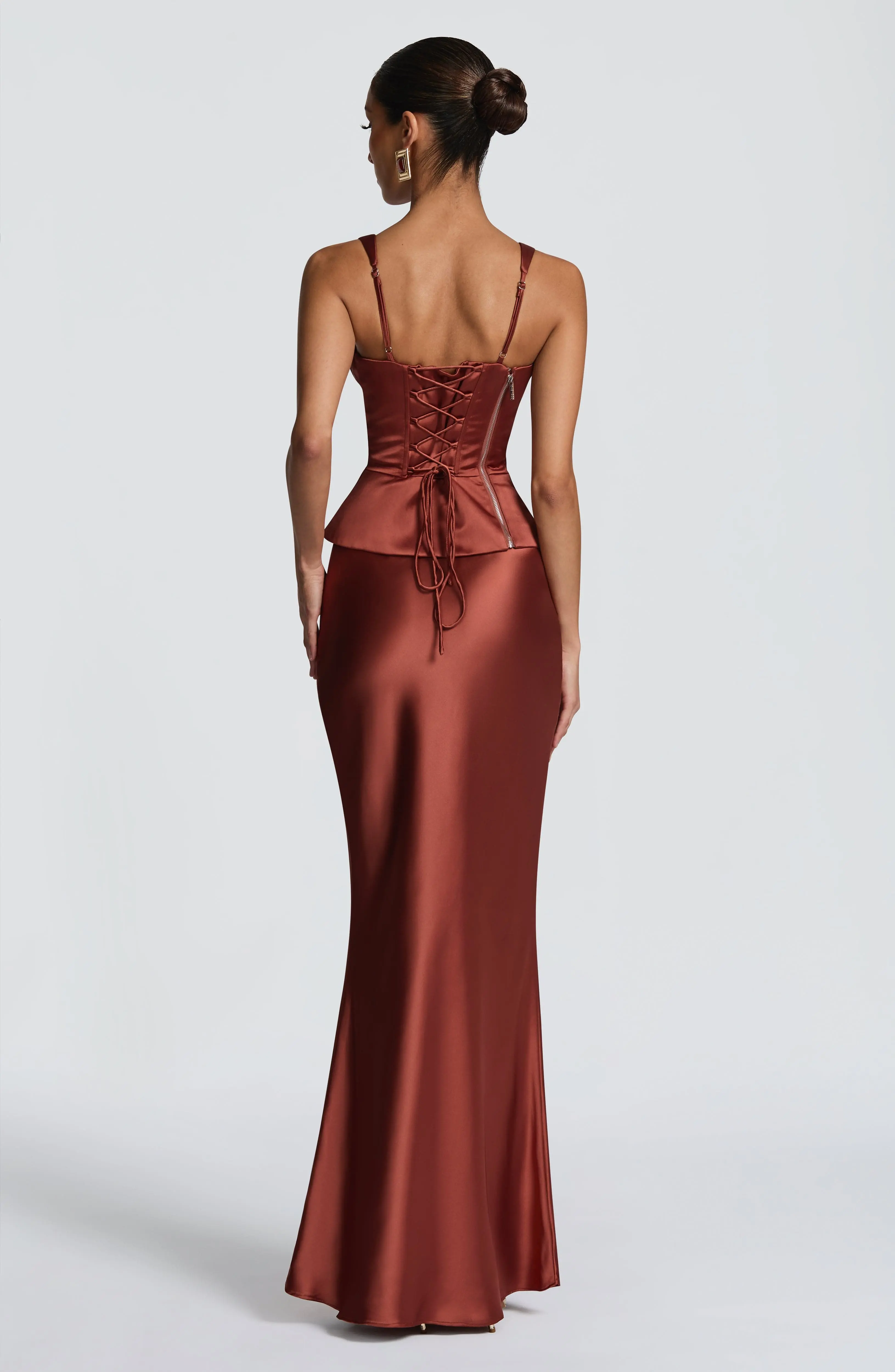 Atlanta Maxi Skirt - Rust - Image 2