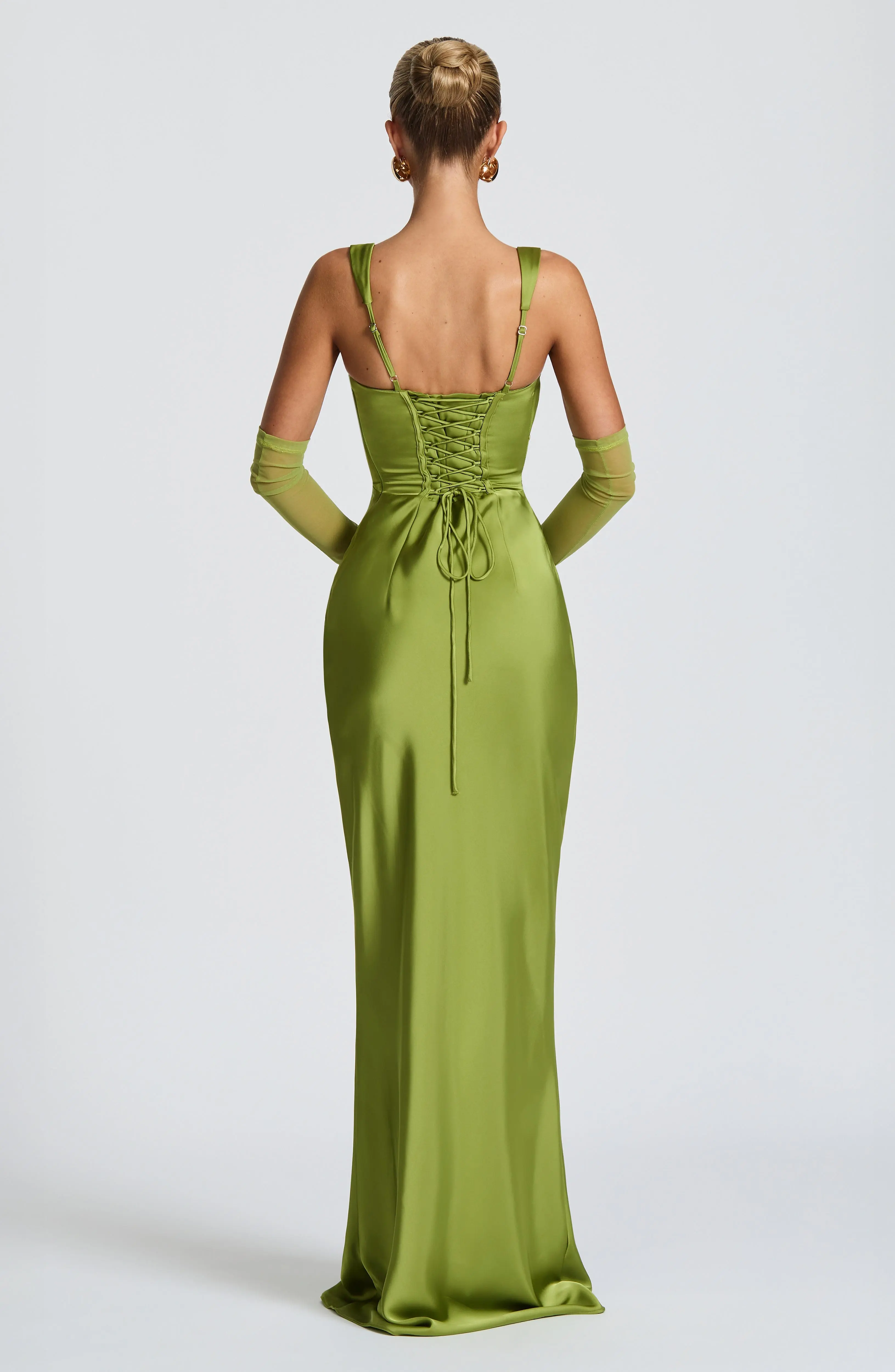 Calanthe Maxi Dress - Olive - Image 5