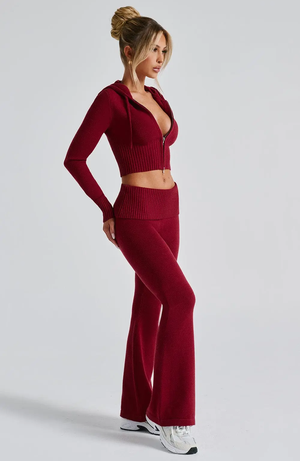 Portia Knit Pants - Red - Image 2