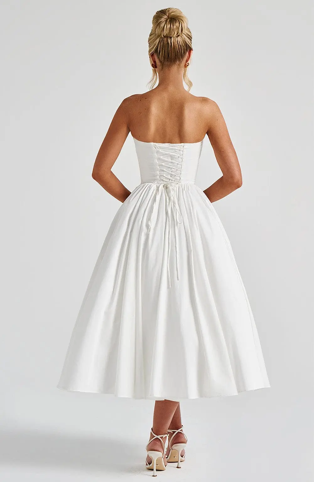 Prim Midi Dress - Ivory - Image 4