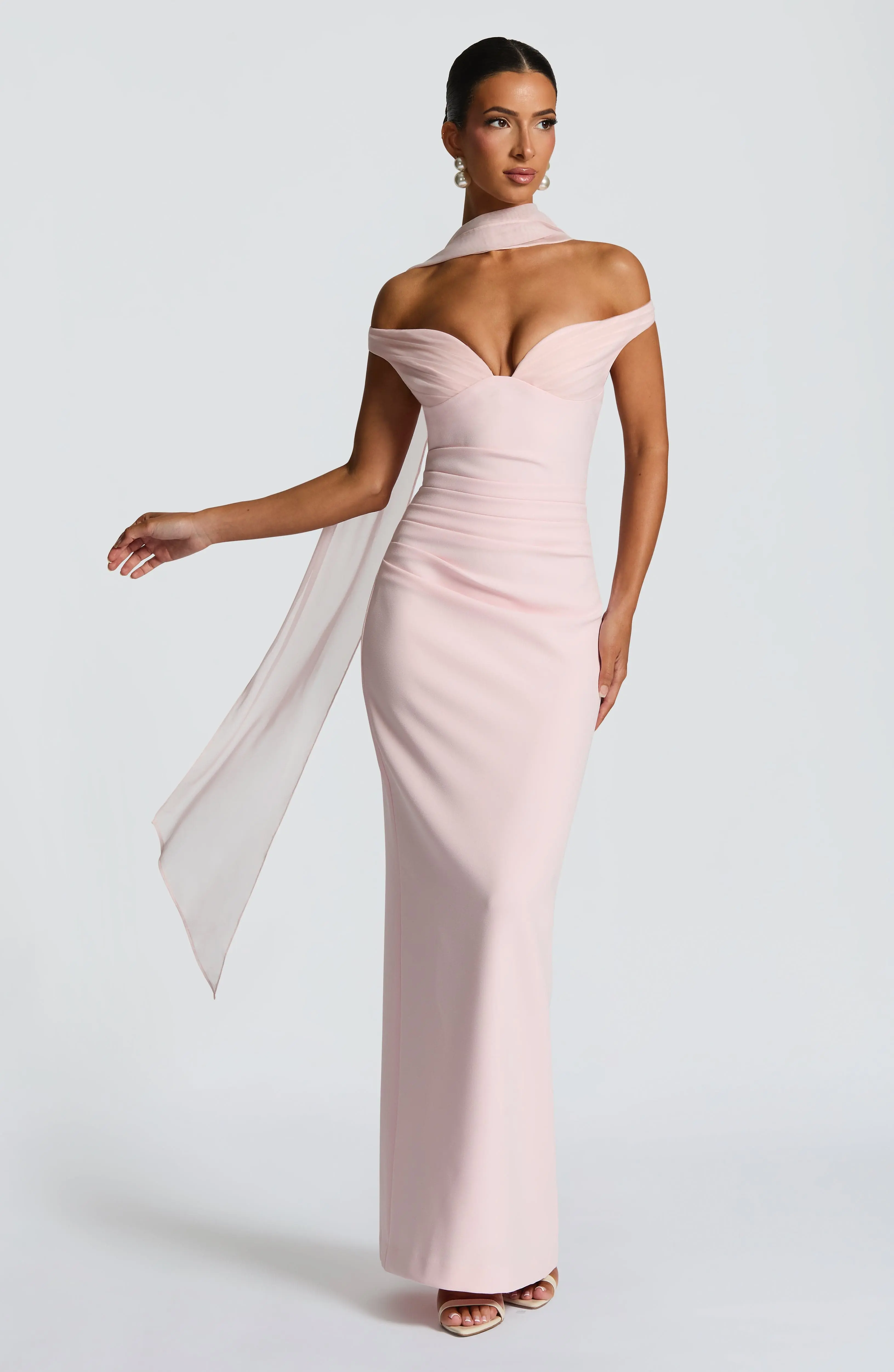 Abigail Maxi Dress - Blush - Image 3