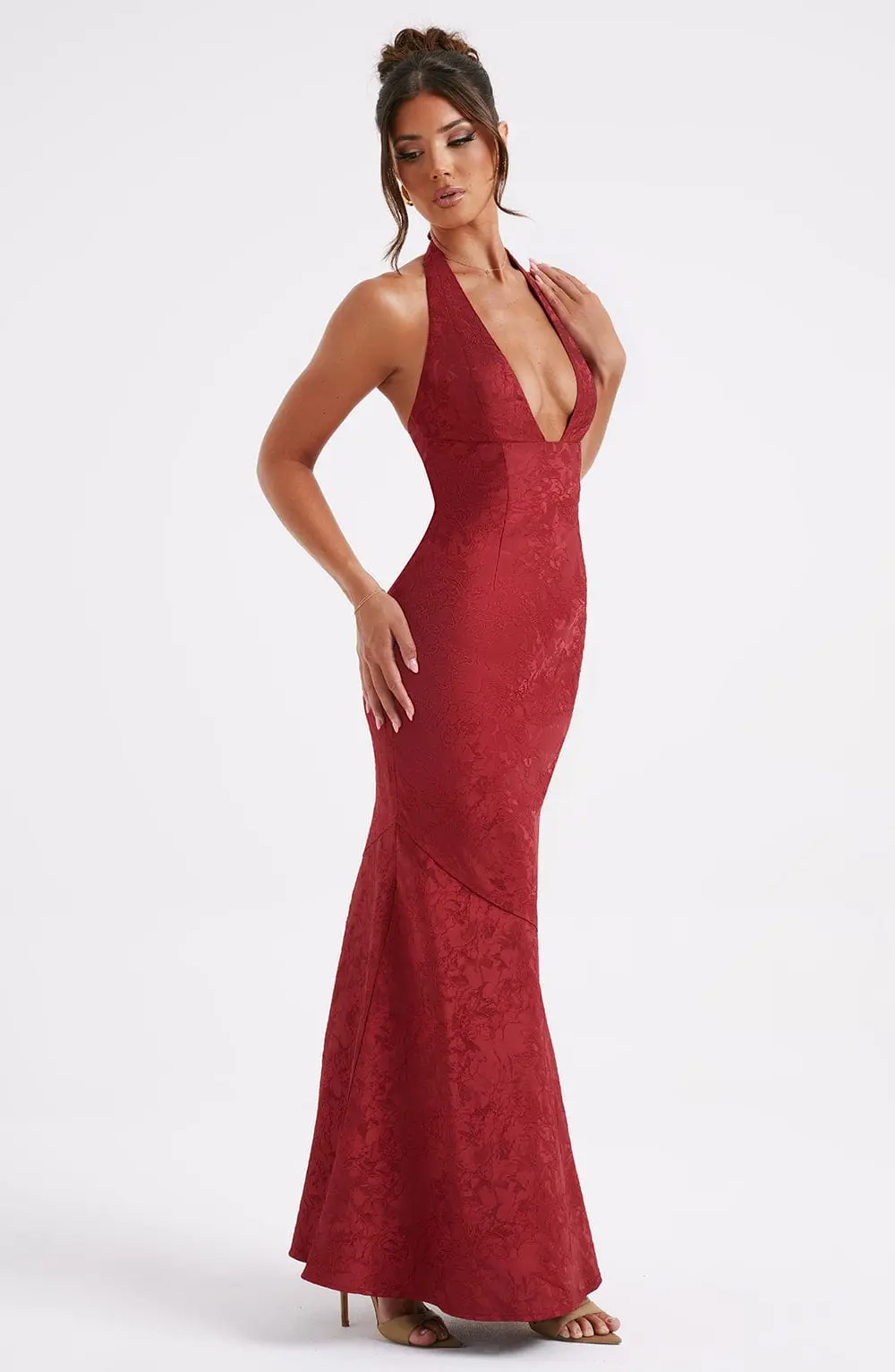 Josephine Maxi Dress - Red - Image 8