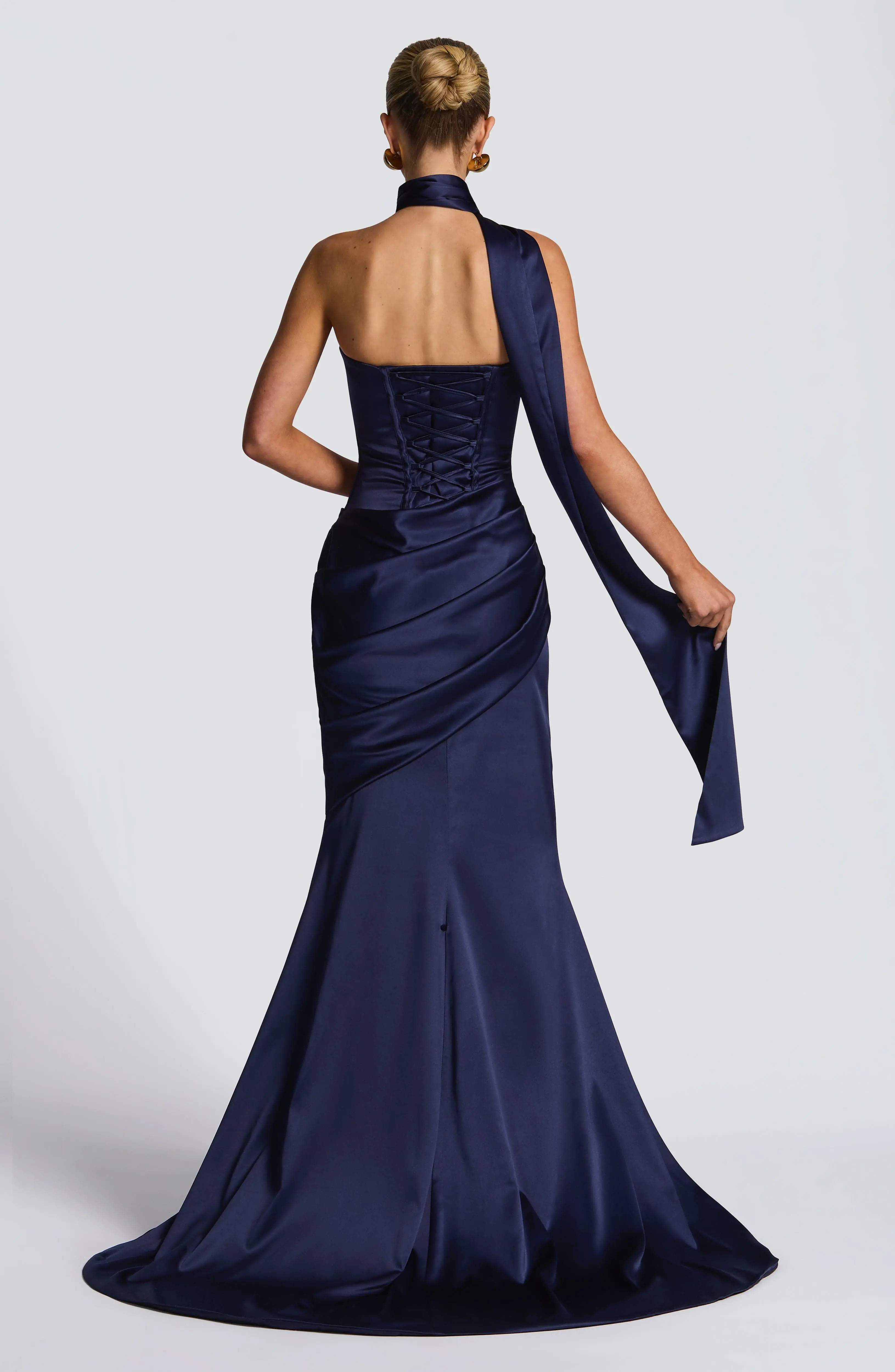 Kensington Maxi Dress - Navy - Image 10