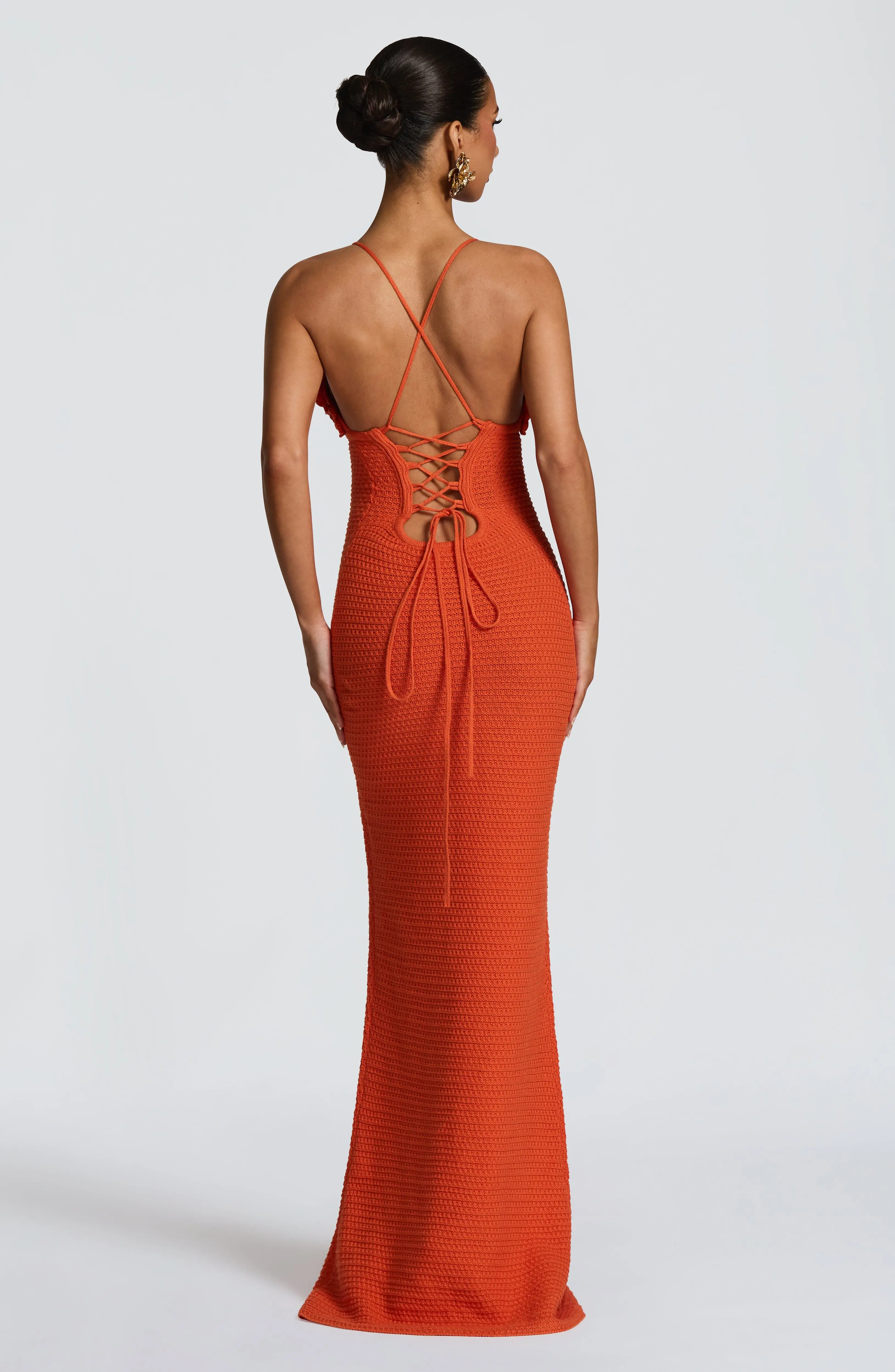 Celaena Maxi Dress - Orange - Image 2