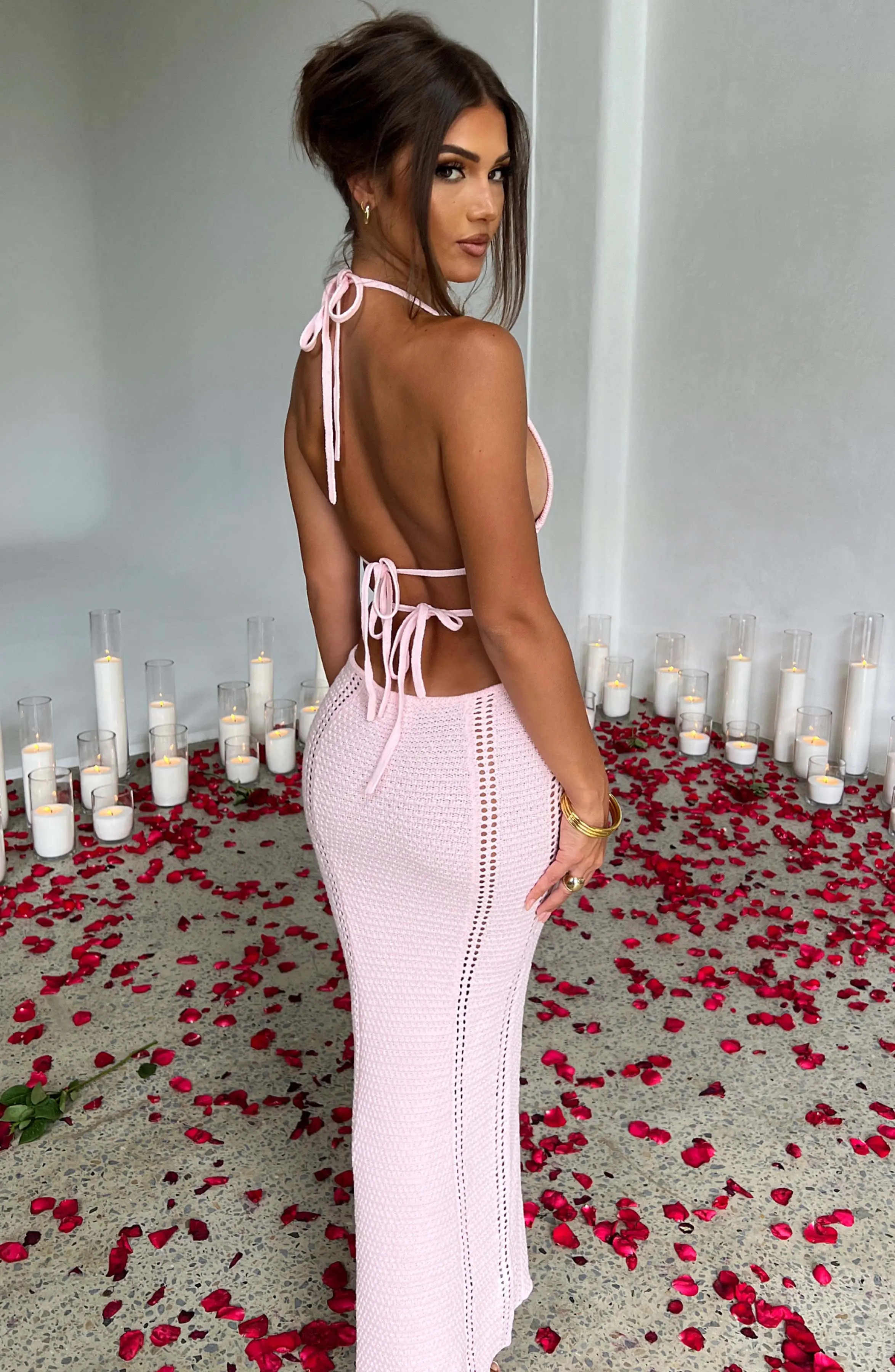 Arabella Maxi Dress - Blush - Image 5
