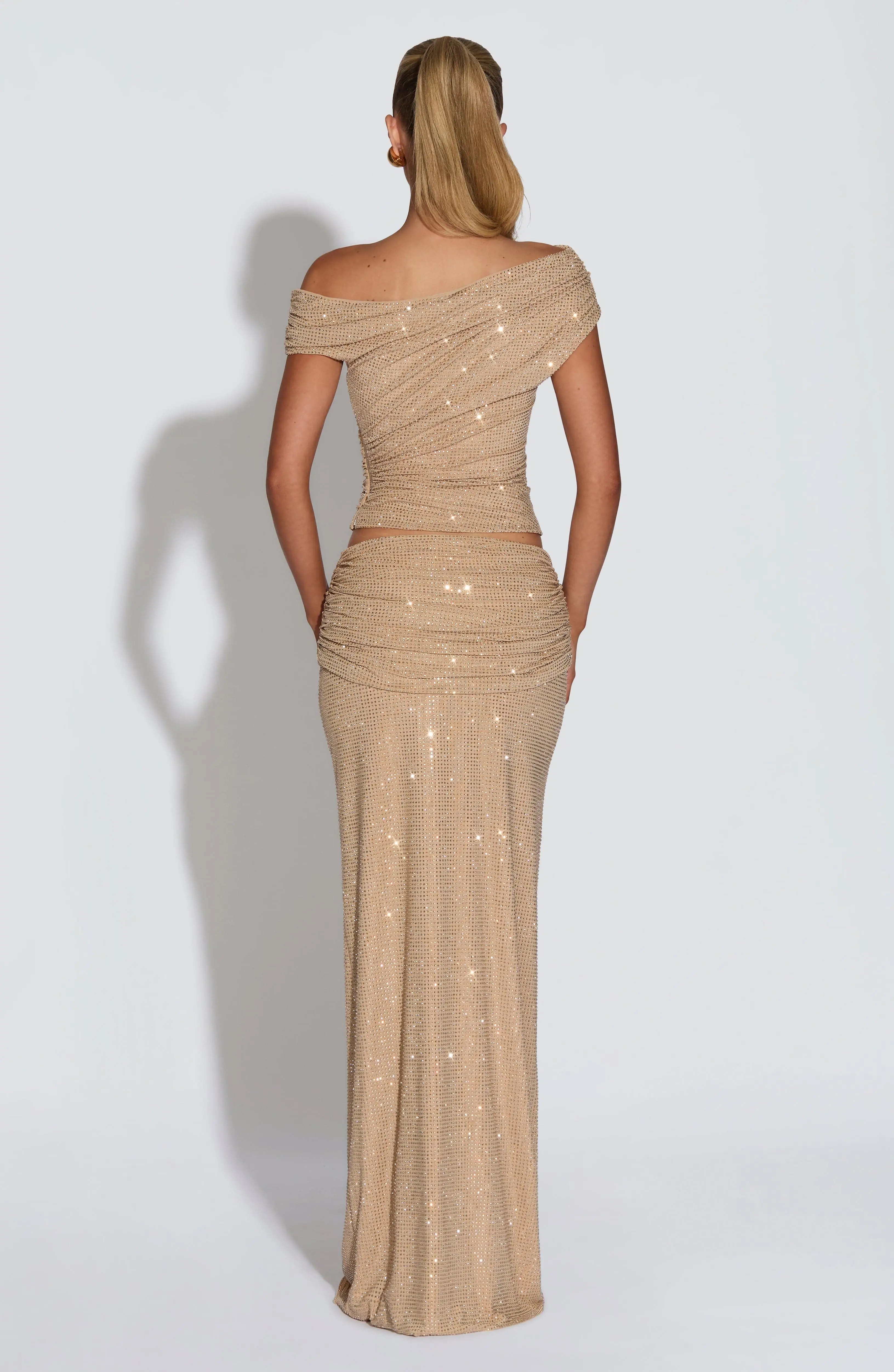 Sterling Maxi Skirt - Gold - Image 3