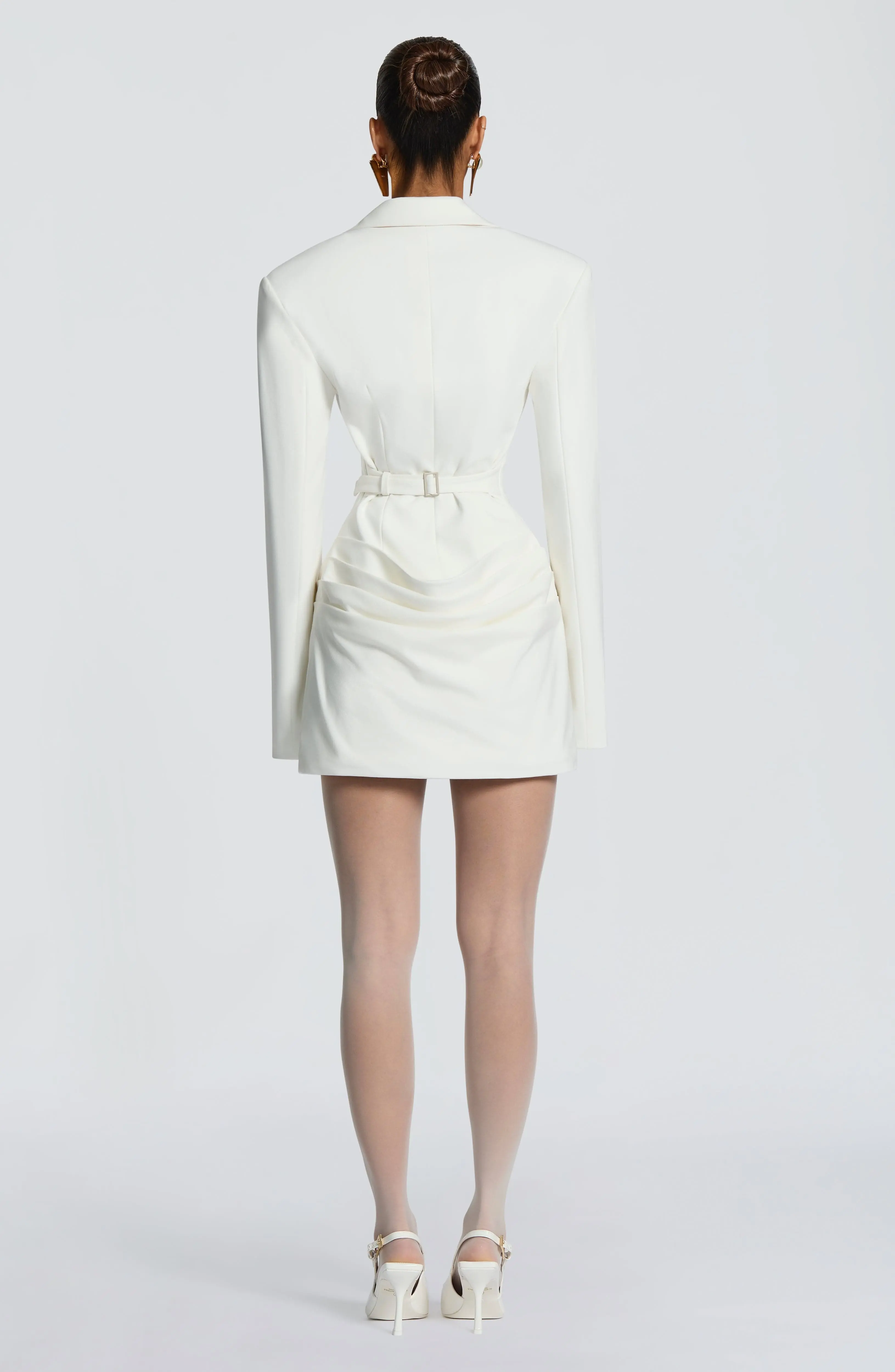 Susie Mini Dress - Ivory - Image 3