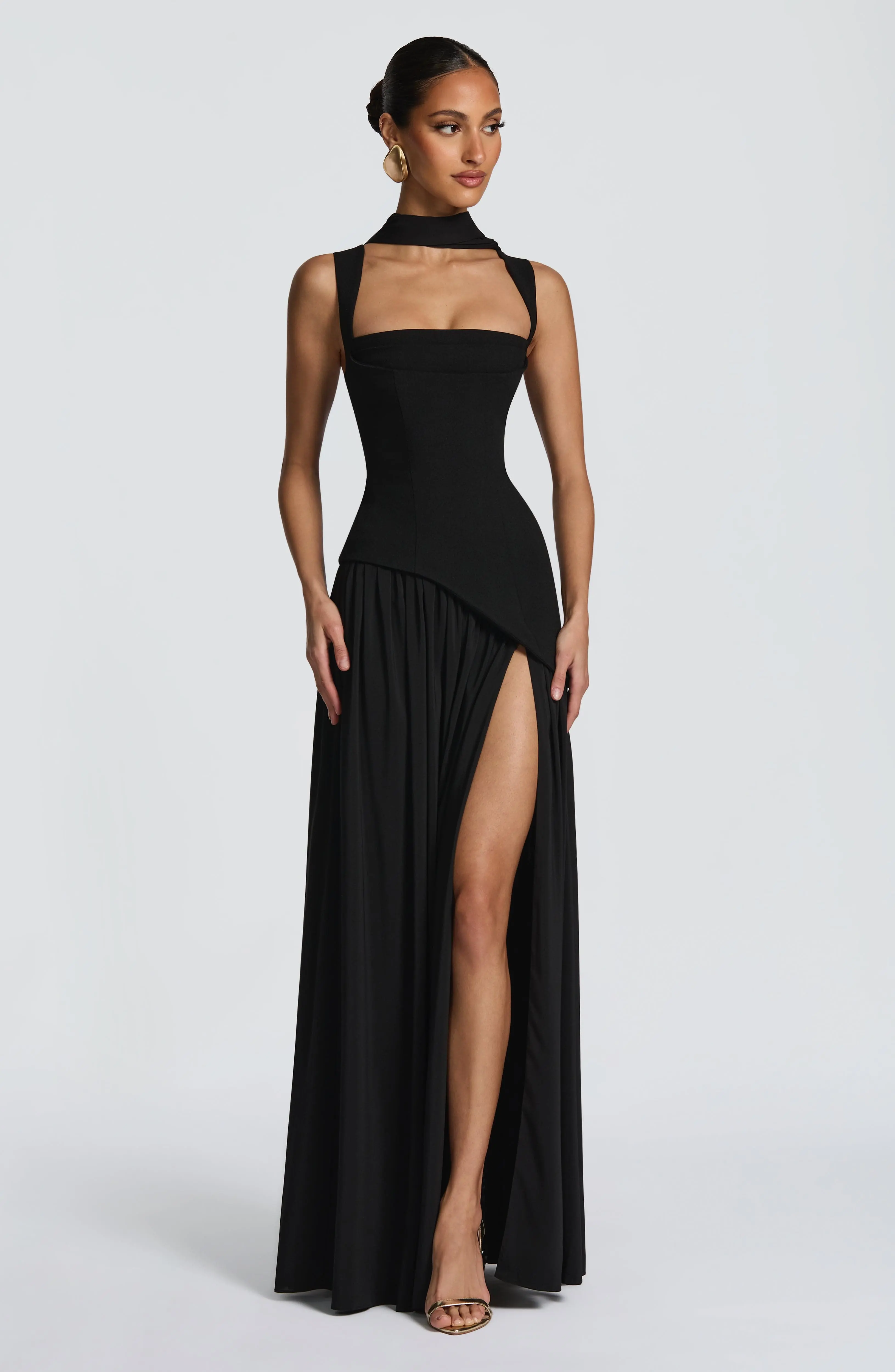 Tullulah Maxi Dress - Black - Image 12