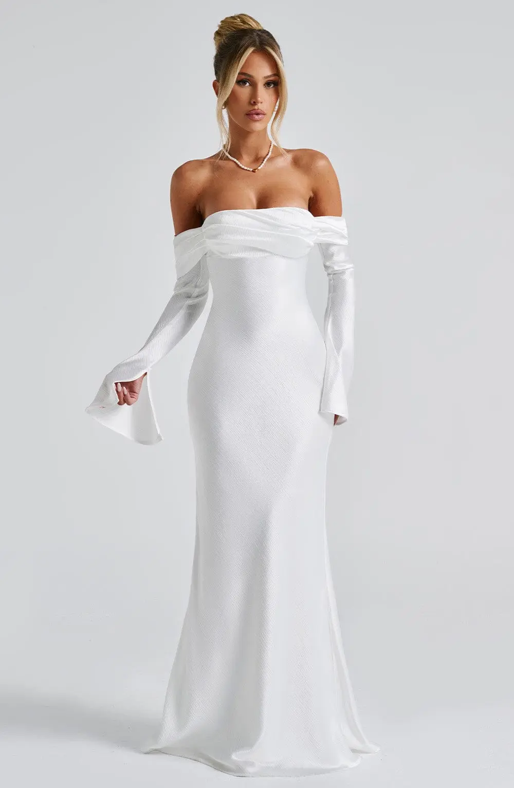 Selene Maxi Dress - Ivory - Image 4