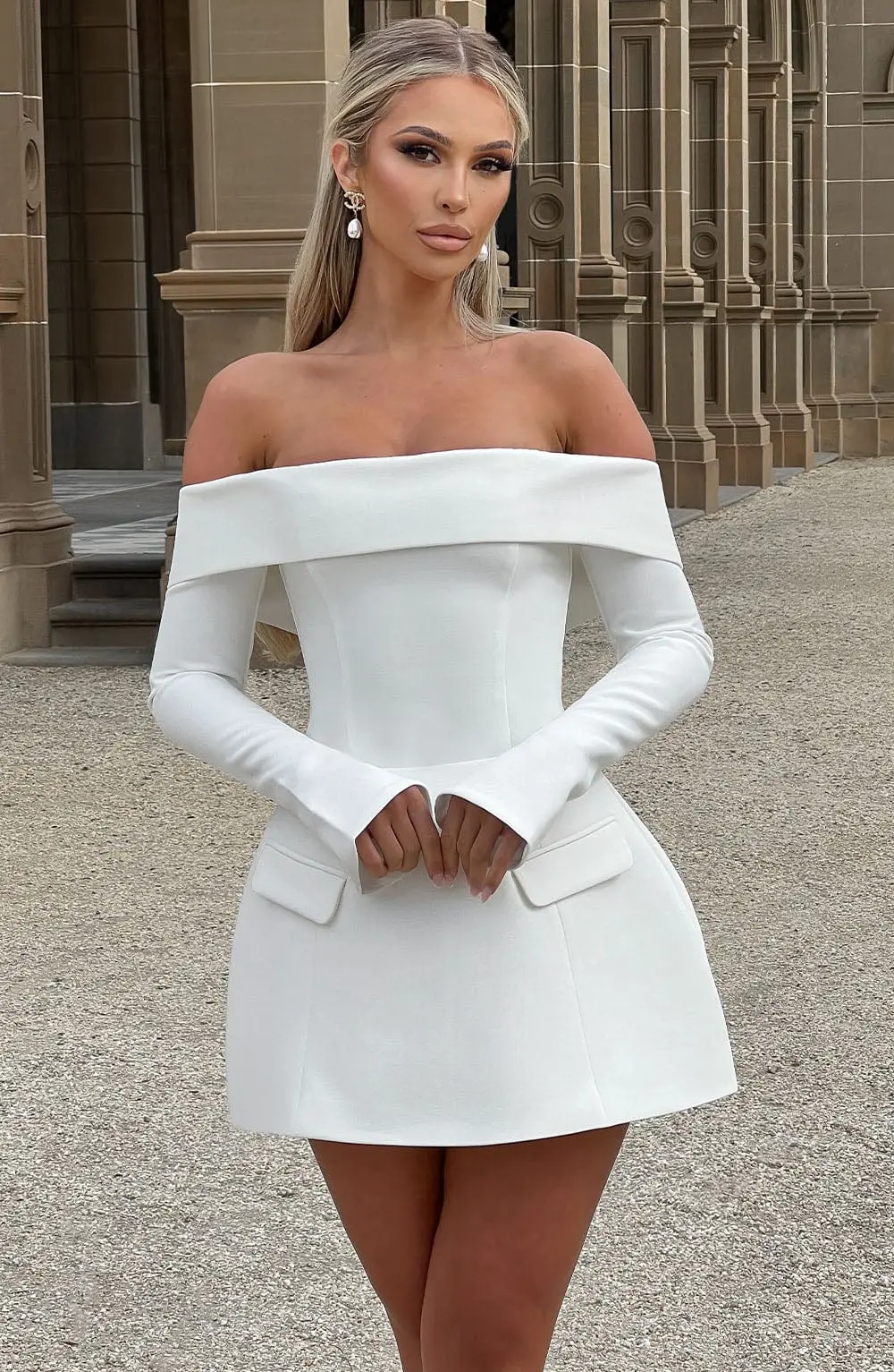 Grace Skort - Ivory - Image 9