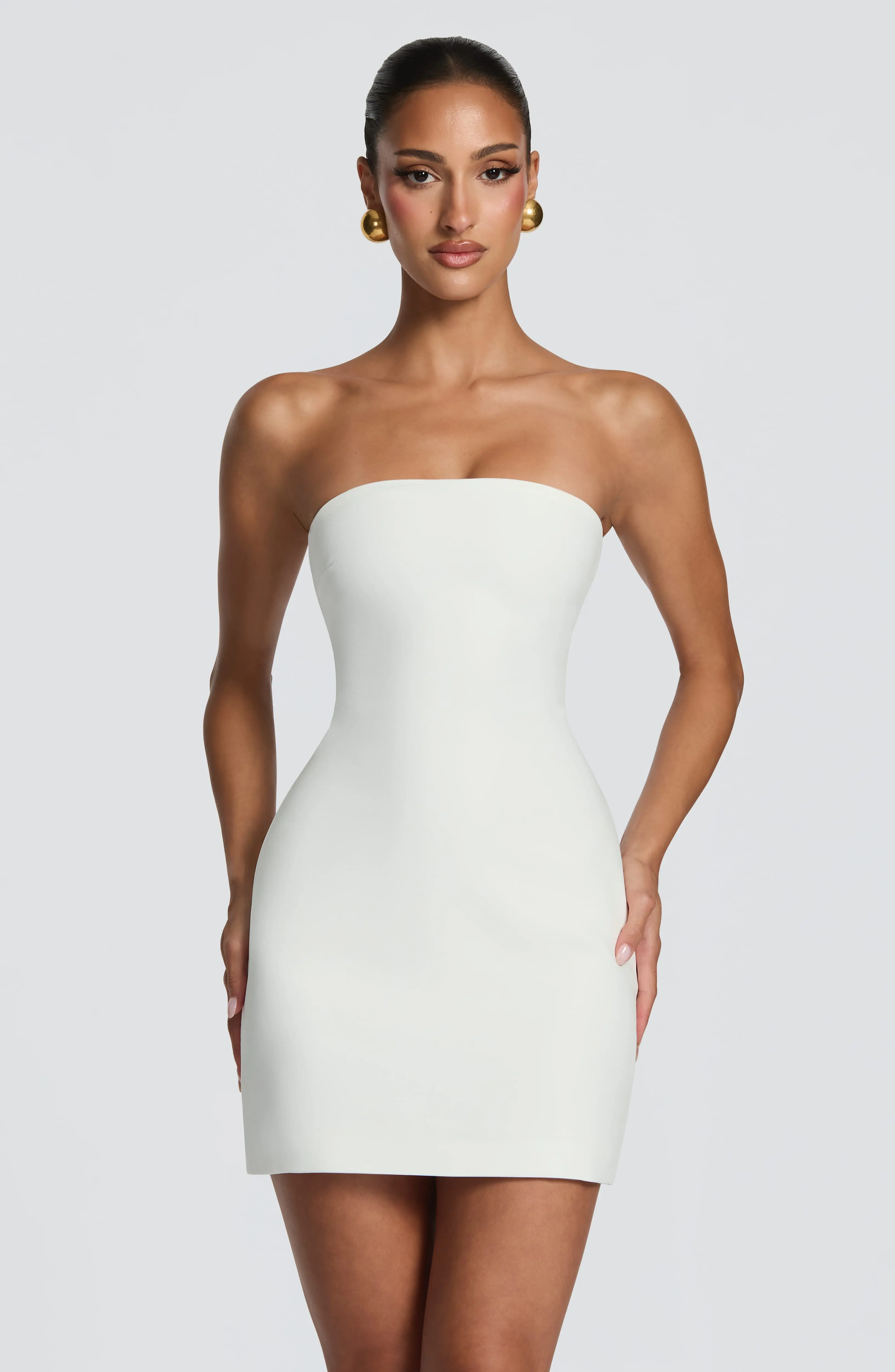 Tamsin Mini Dress - Ivory - Image 5