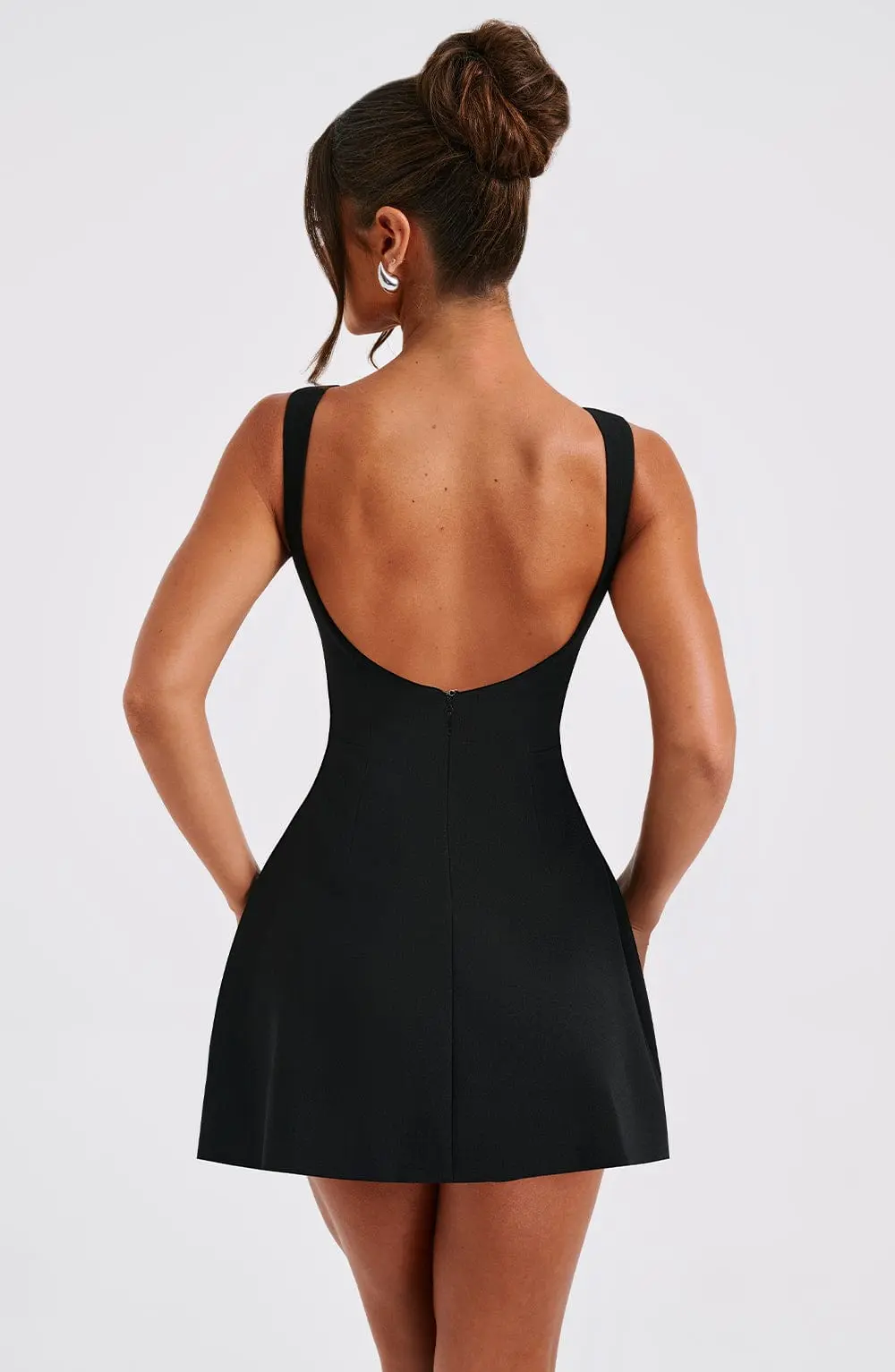 Alana Mini Dress - Black - Image 2