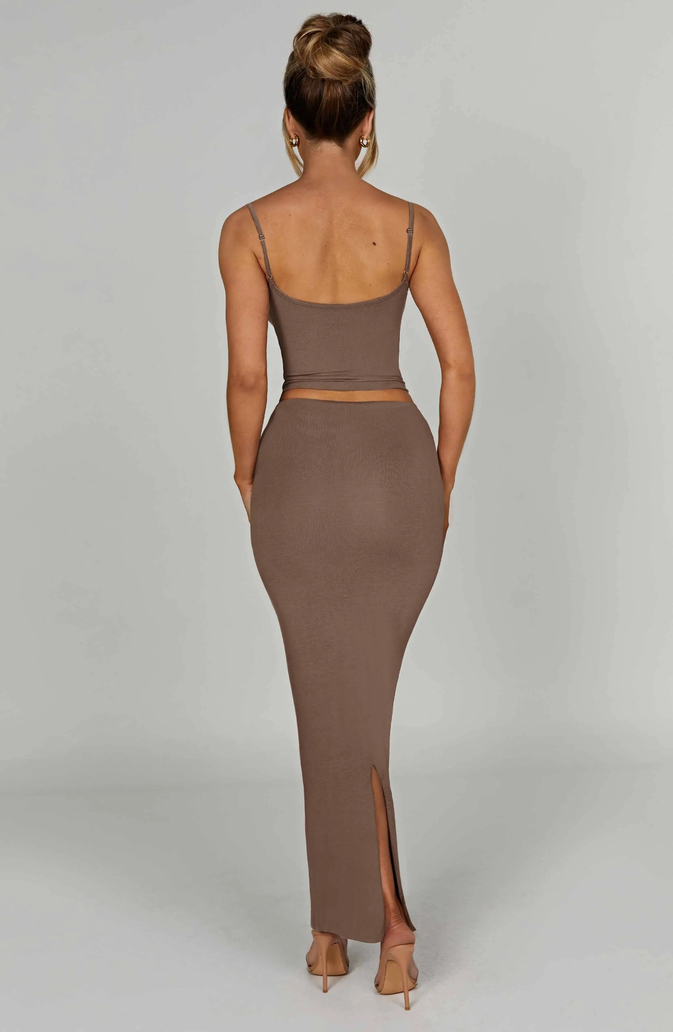 Yazmin Maxi Skirt - Mocha - Image 2