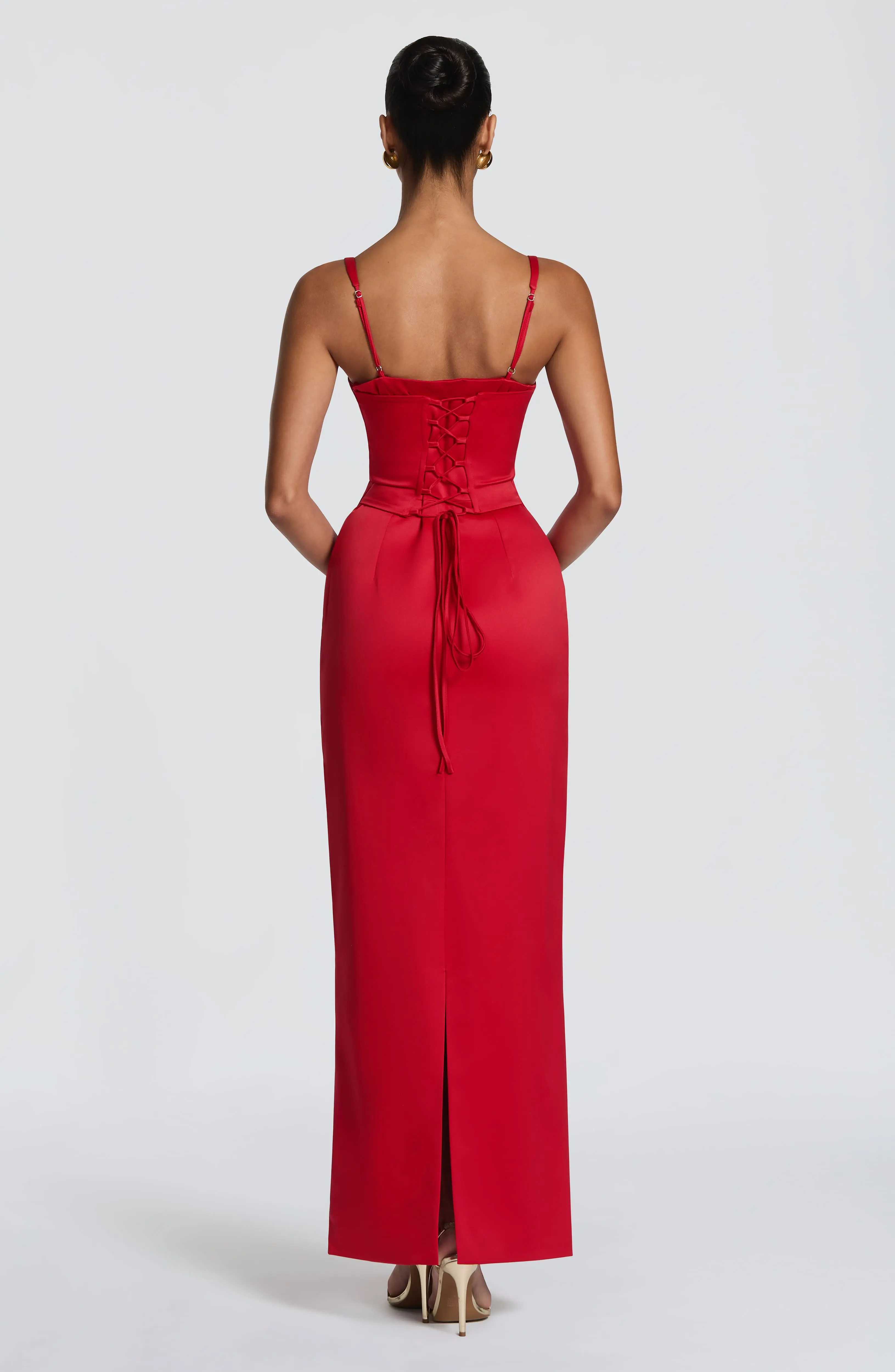 Bennett Maxi Dress - Red - Image 2