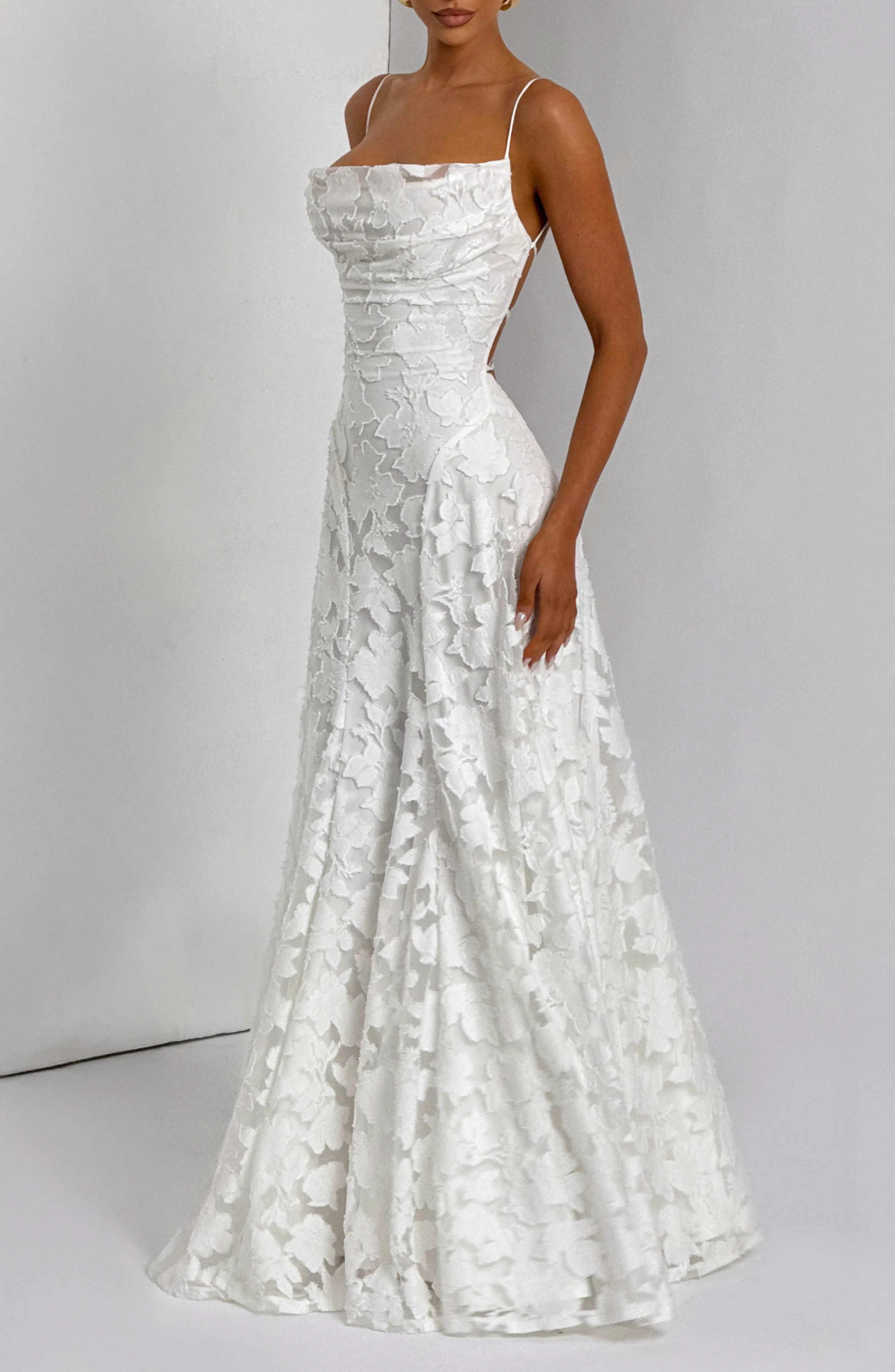 Francis Maxi Dress - Ivory - Image 6