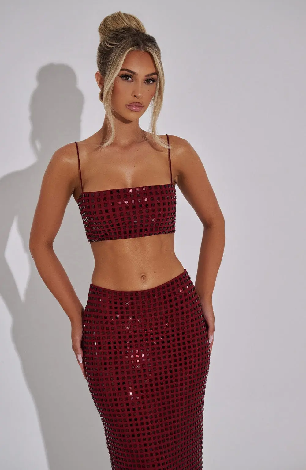 Dimity Top - Wine - Image 6
