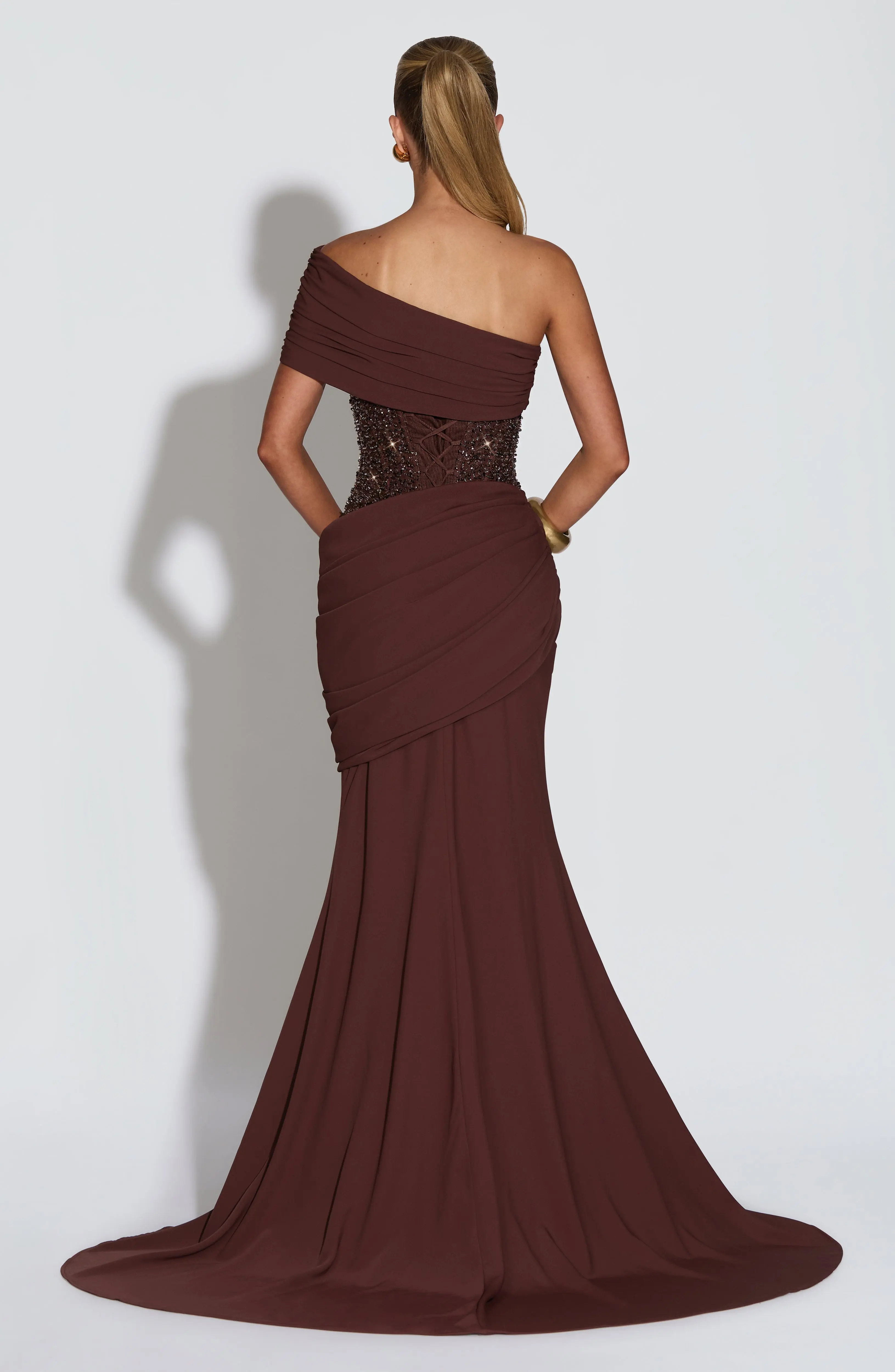 Ellora Gown - Plum Brown - Image 2