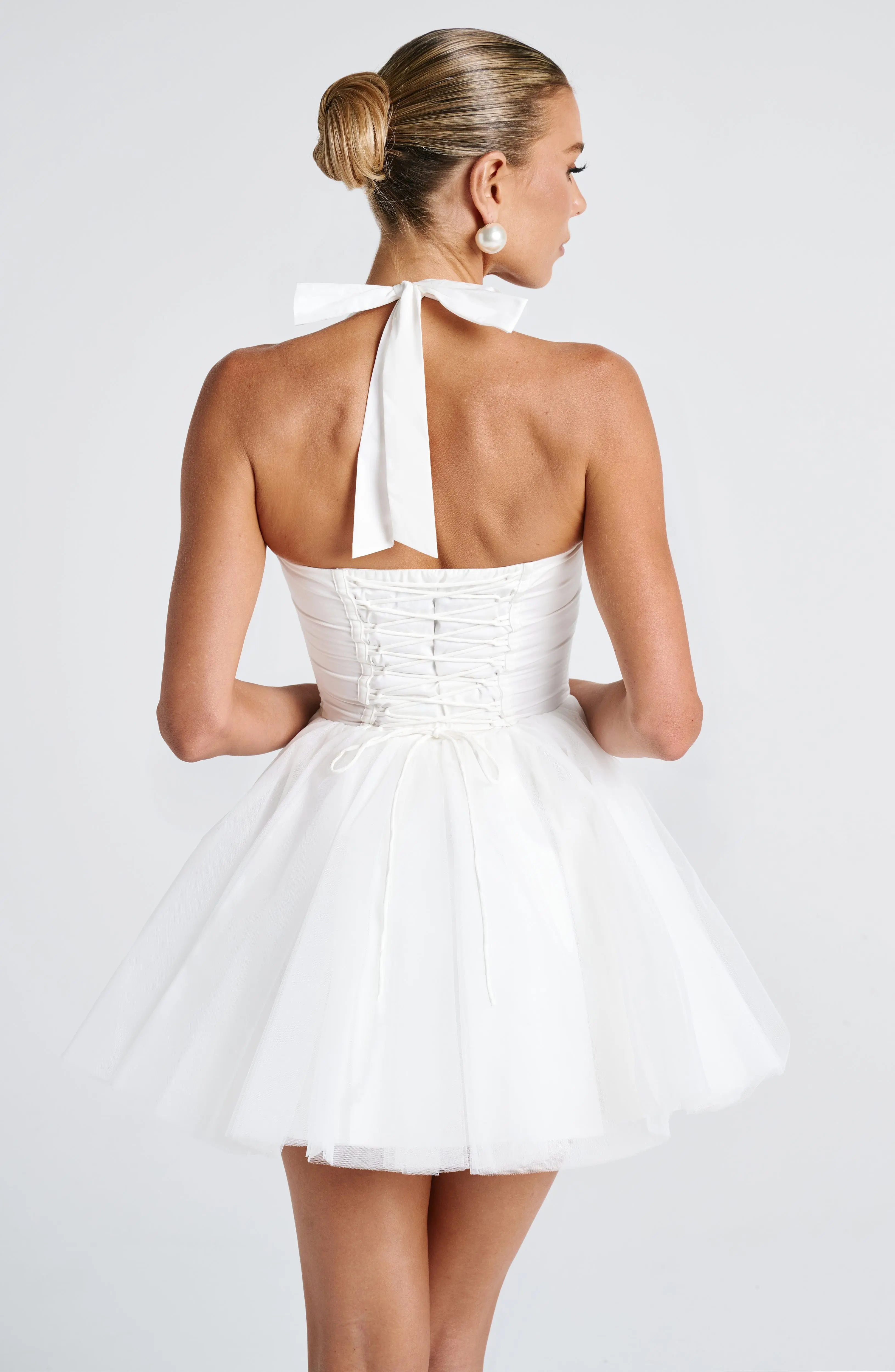Keely Mini Dress - Ivory - Image 2