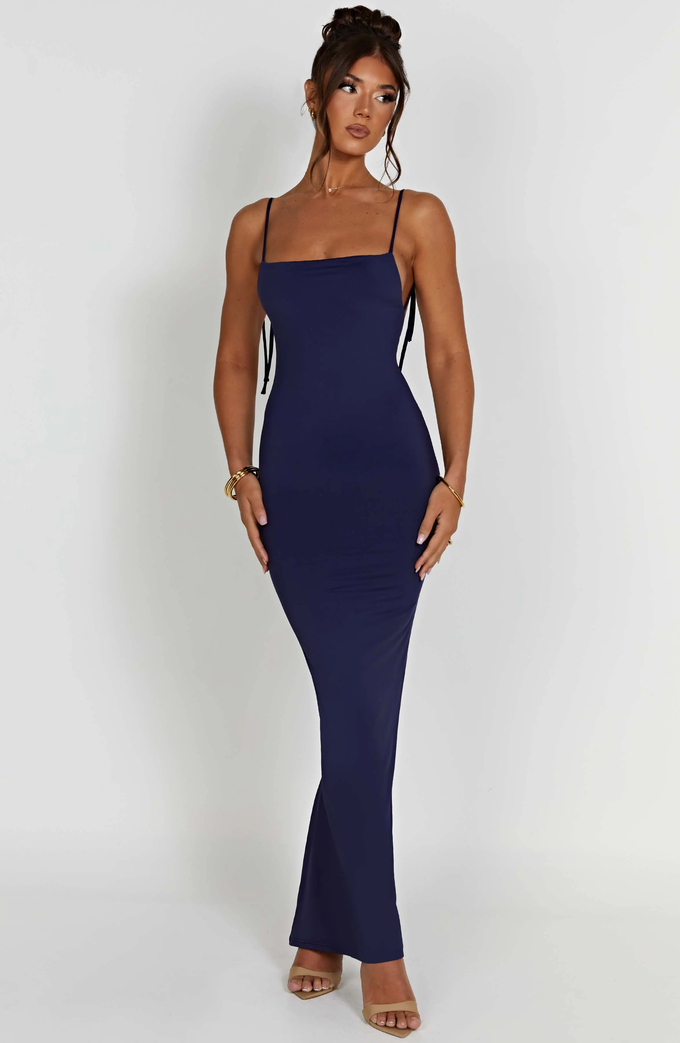 Sanya Maxi Dress - Navy - Image 11