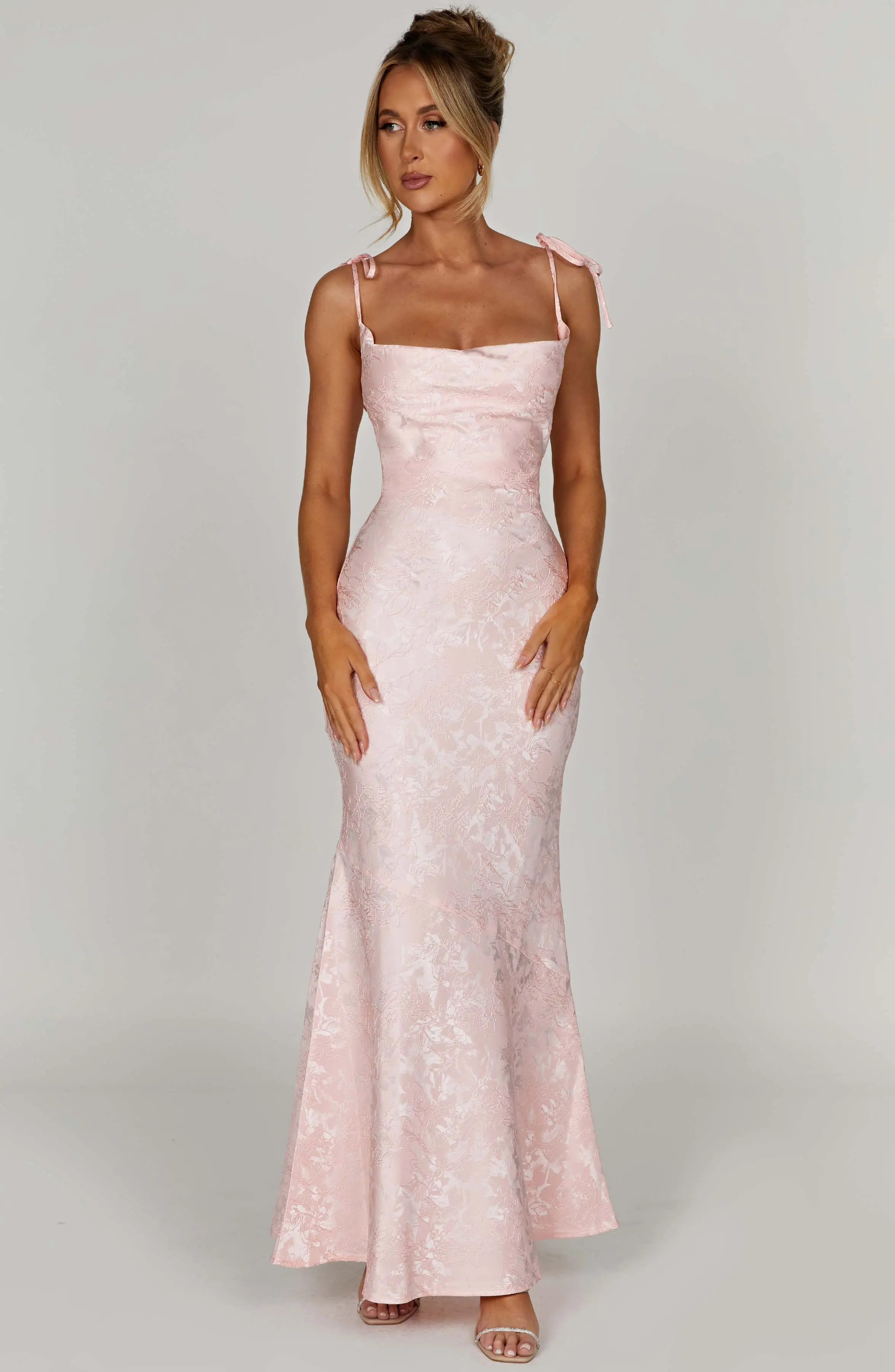 Whitney Maxi Dress - Blush - Image 11