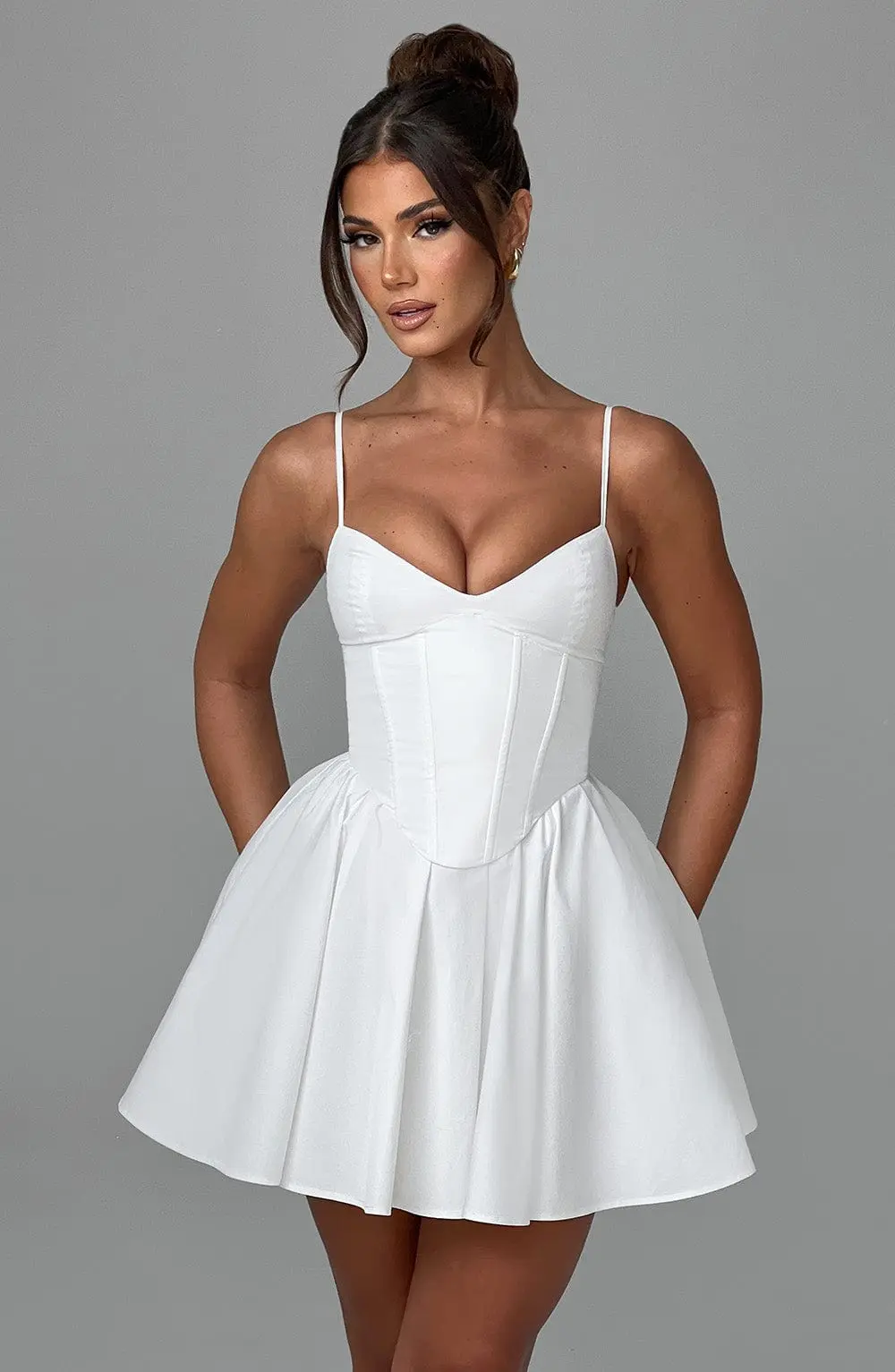 Analeigh Mini Dress - Ivory - Image 5