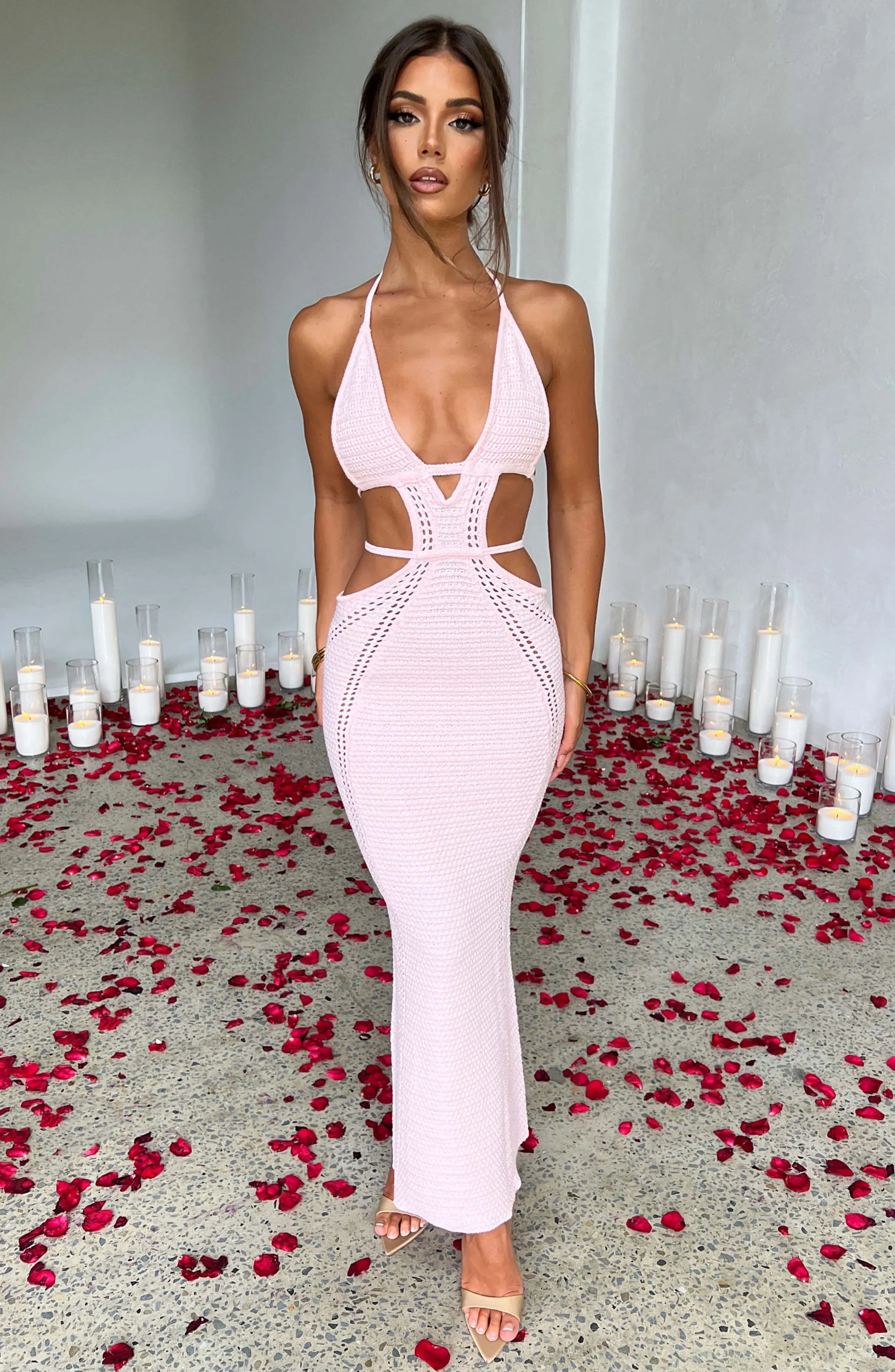 Arabella Maxi Dress - Blush - Image 3