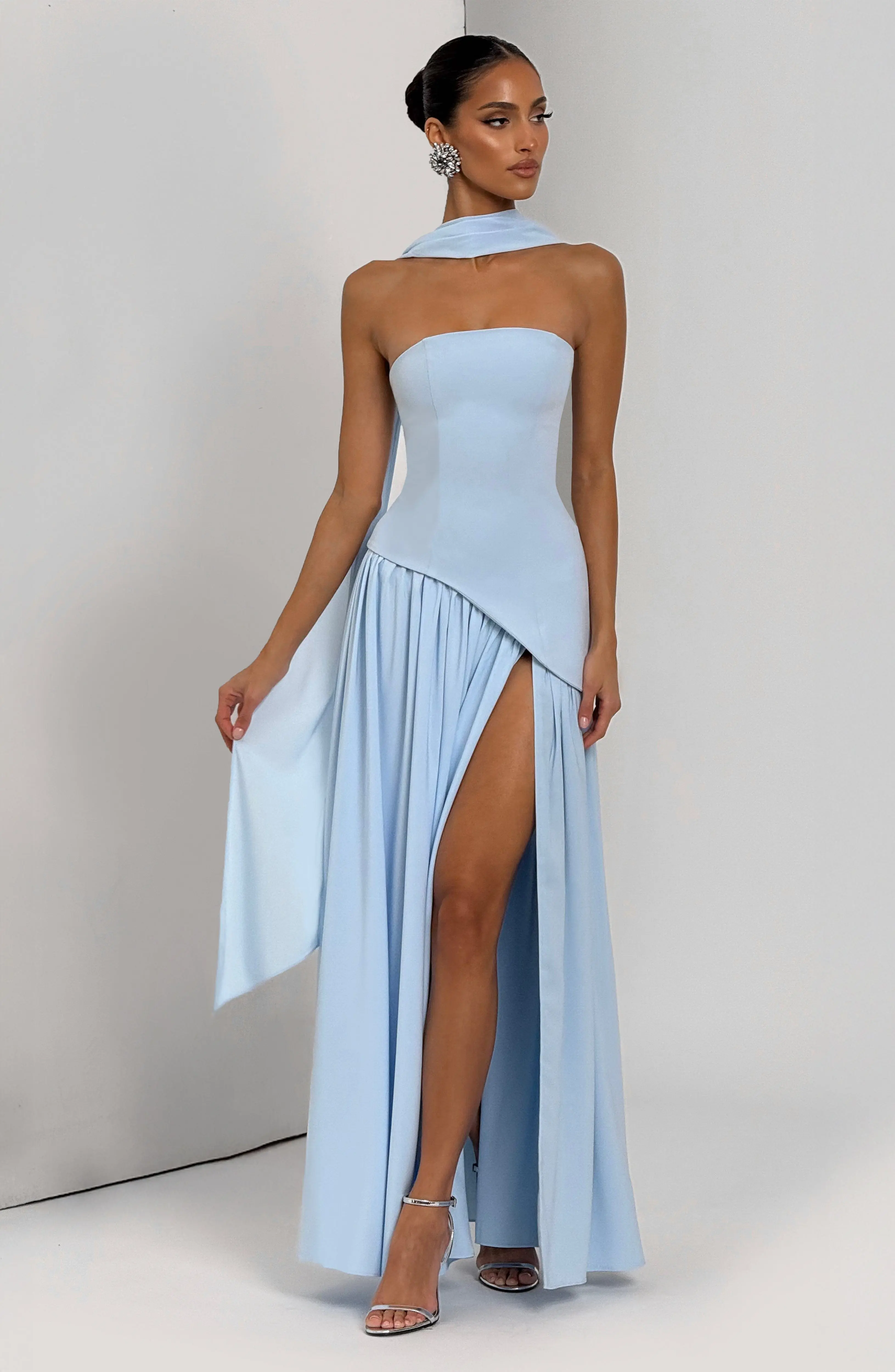 Maliyah Maxi Dress - Baby Blue - Image 7