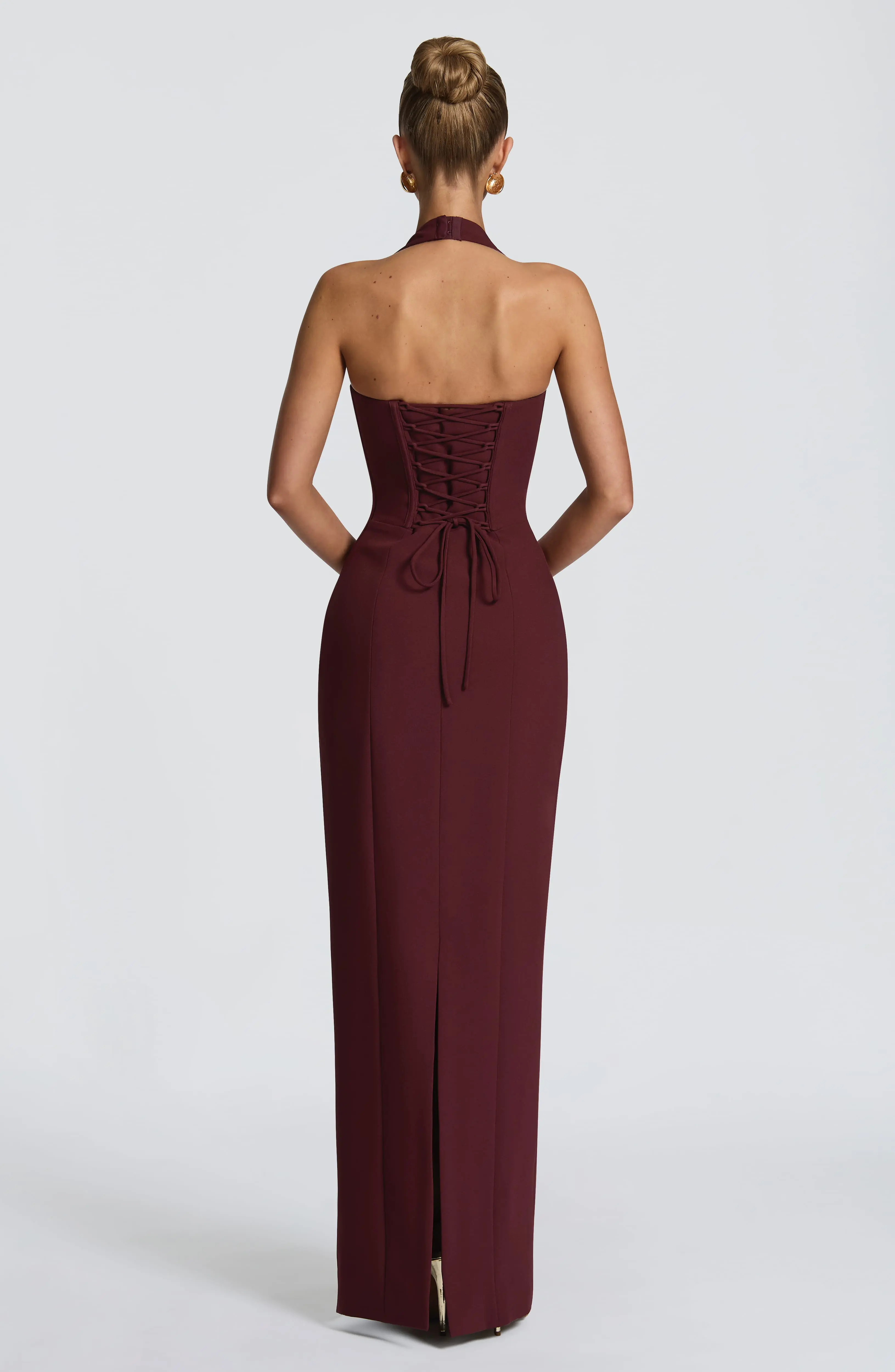 Charlotte Maxi Dress - Cherry Lacquer - Image 2