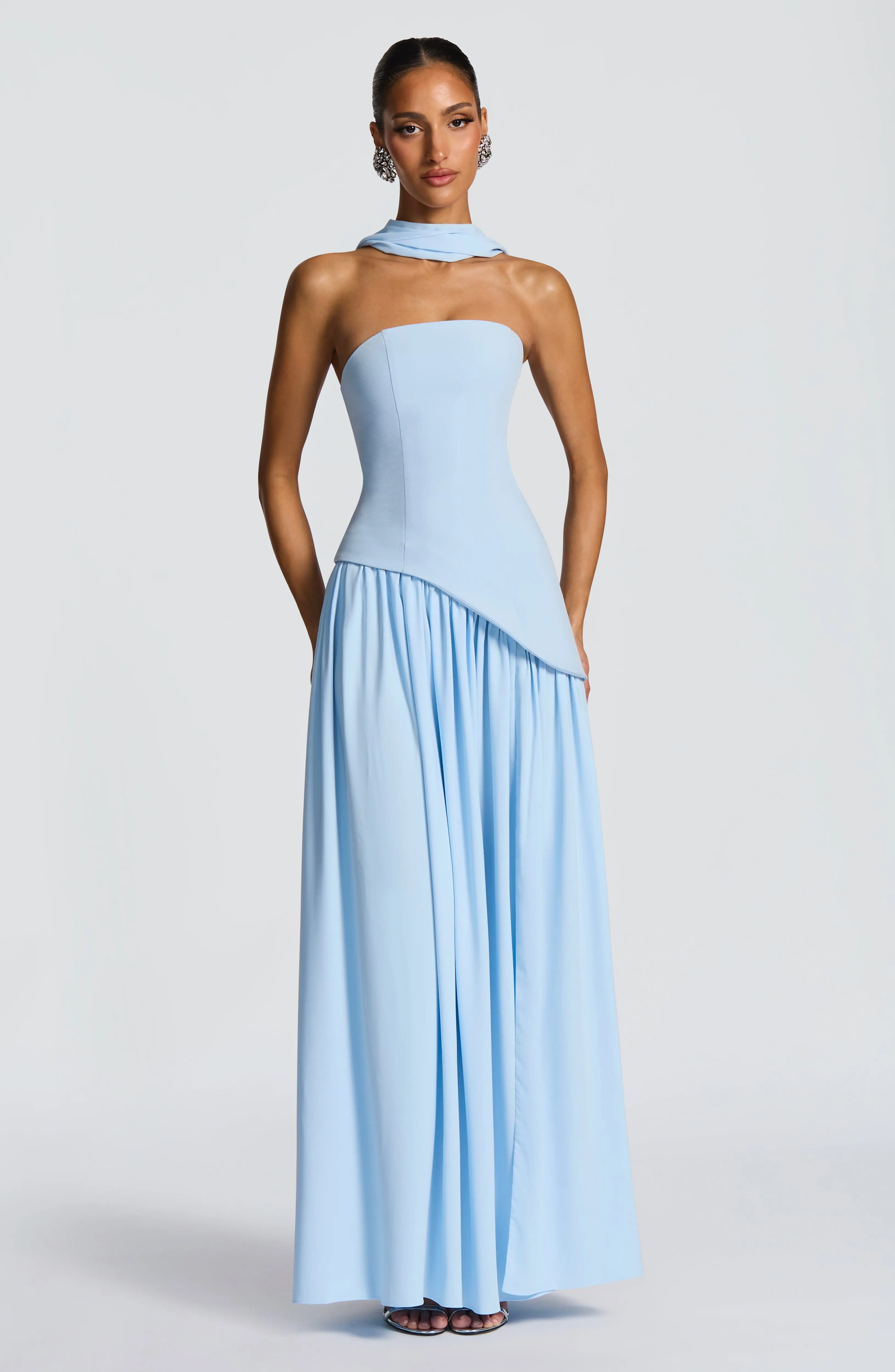 Maliyah Maxi Dress - Baby Blue - Image 8