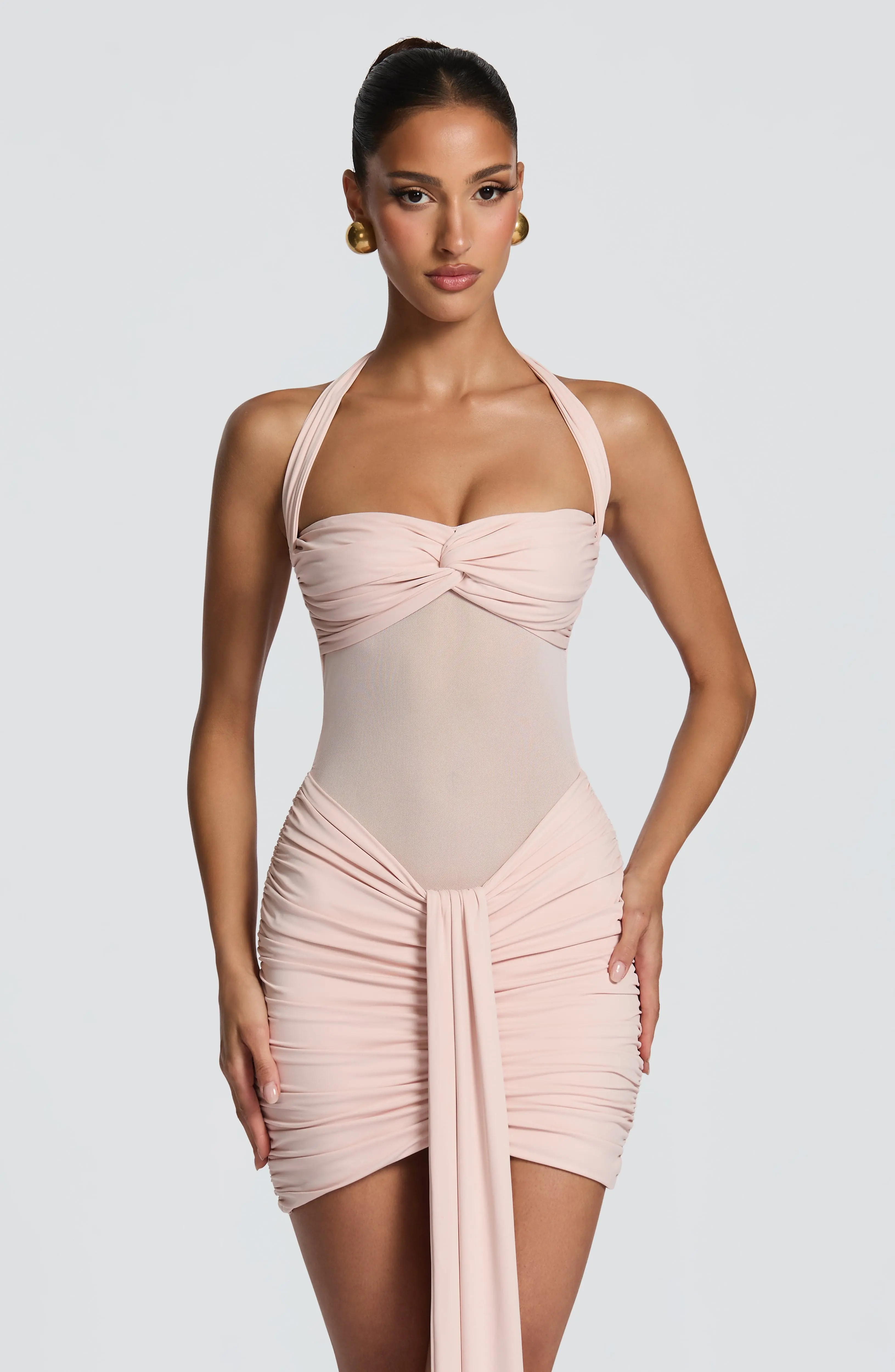 Vixen Mini Dress - Soft Blush - Image 4