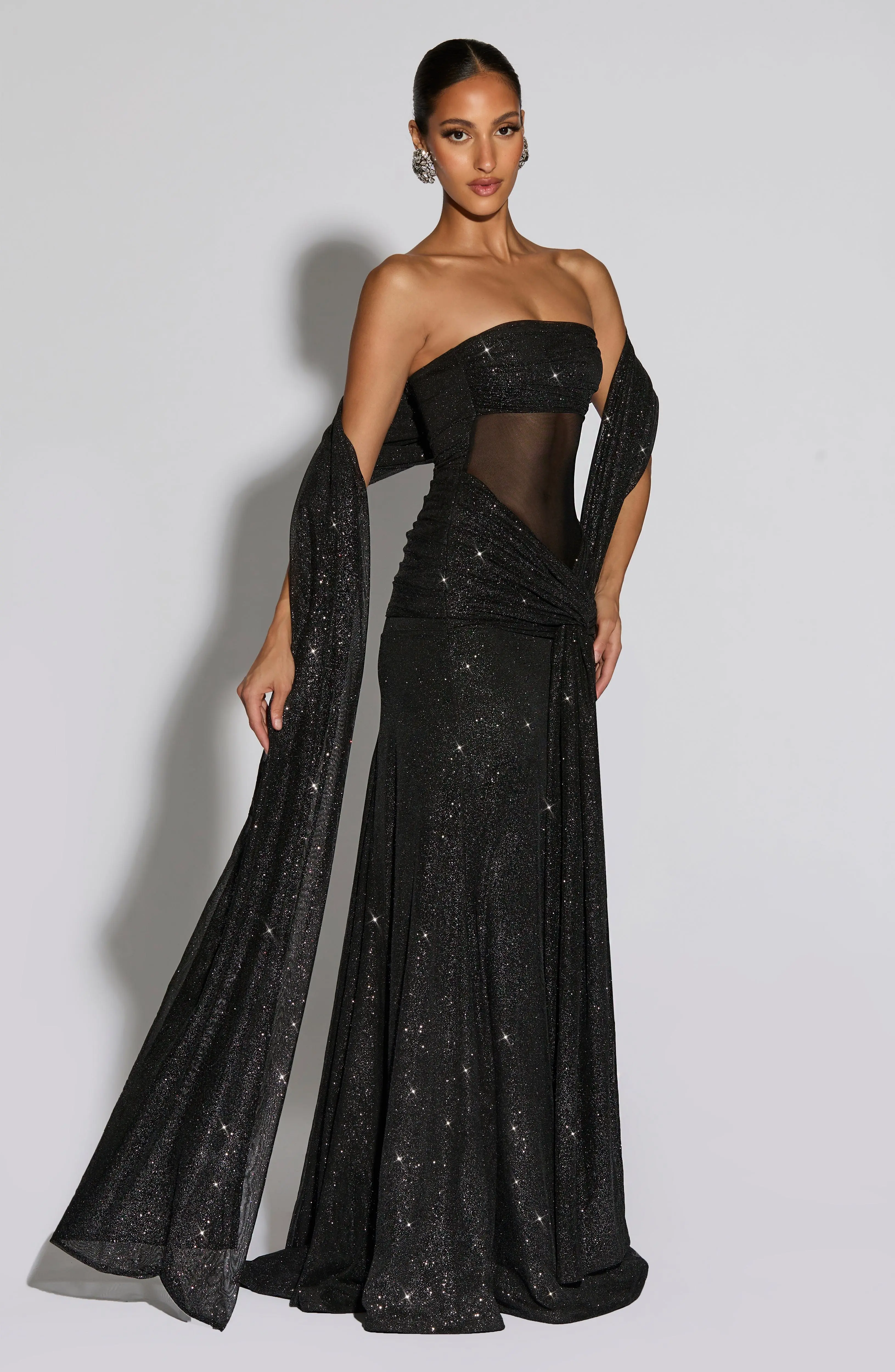 Agnes Shawl - Black Sparkle - Image 8