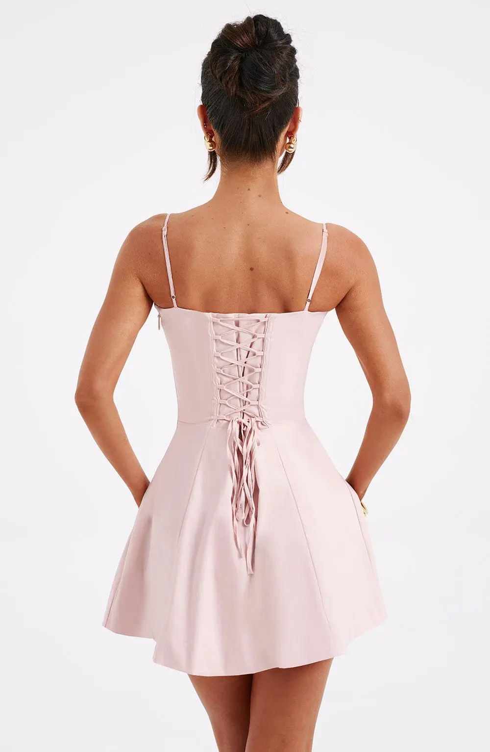 Lacey Mini Dress - Blush - Image 2