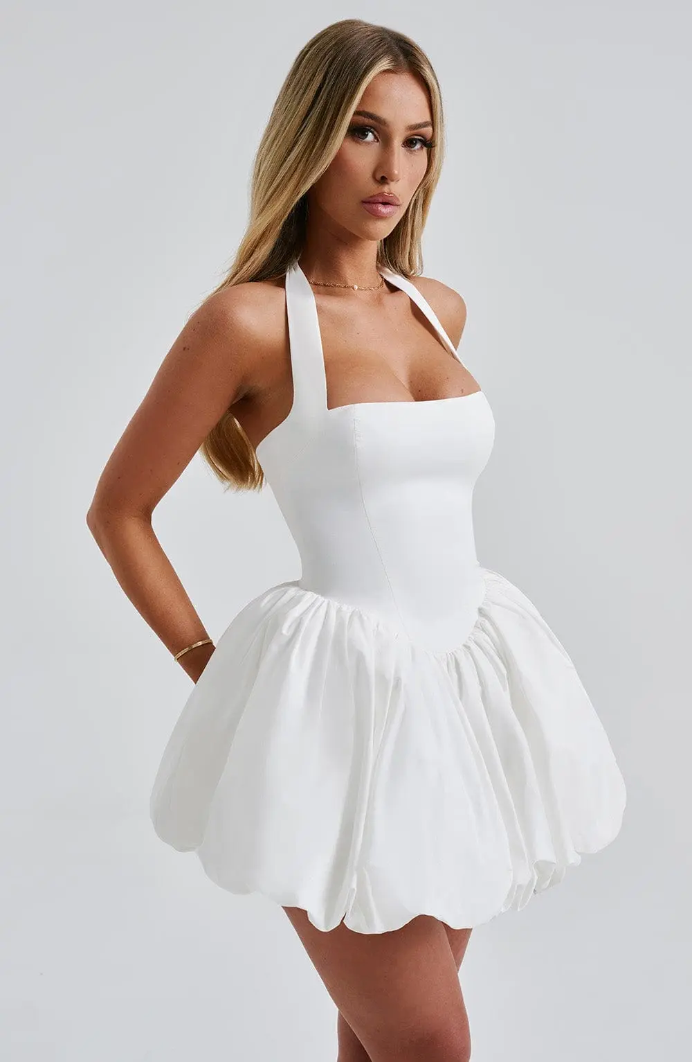 Maricia Mini Dress - Ivory - Image 11
