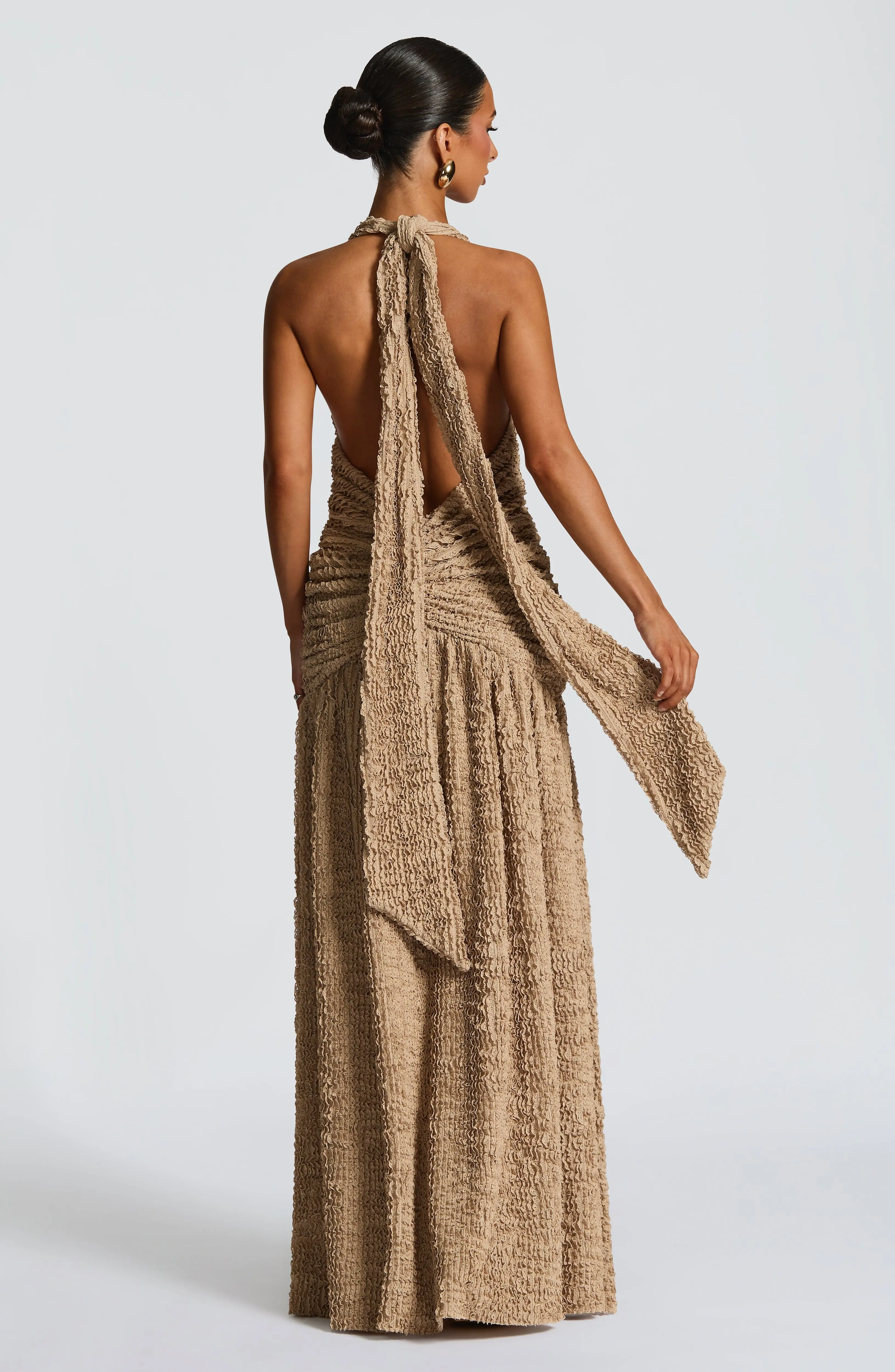 Minerva Maxi Dress - Beige - Image 3