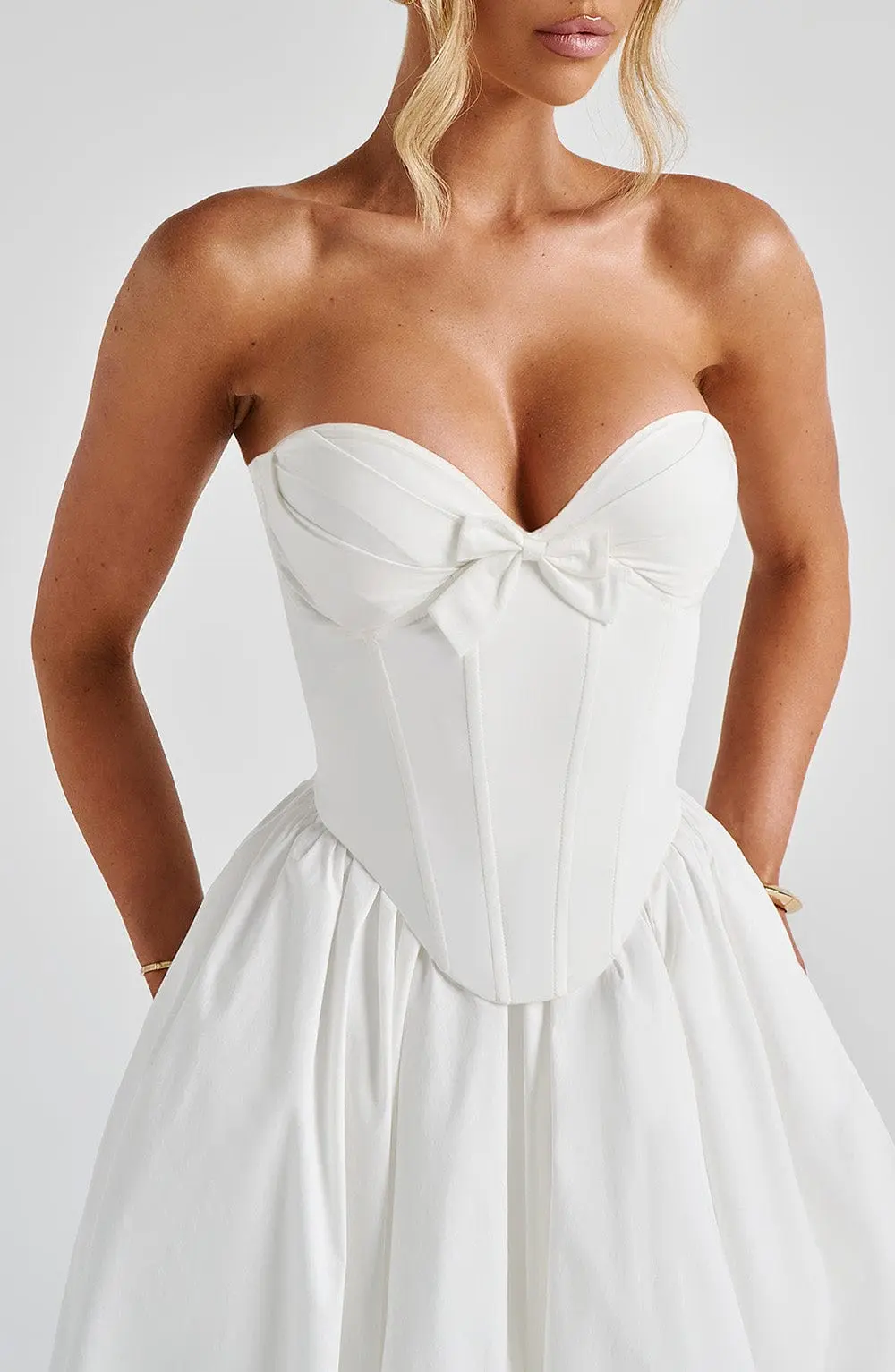 Prim Midi Dress - Ivory - Image 2