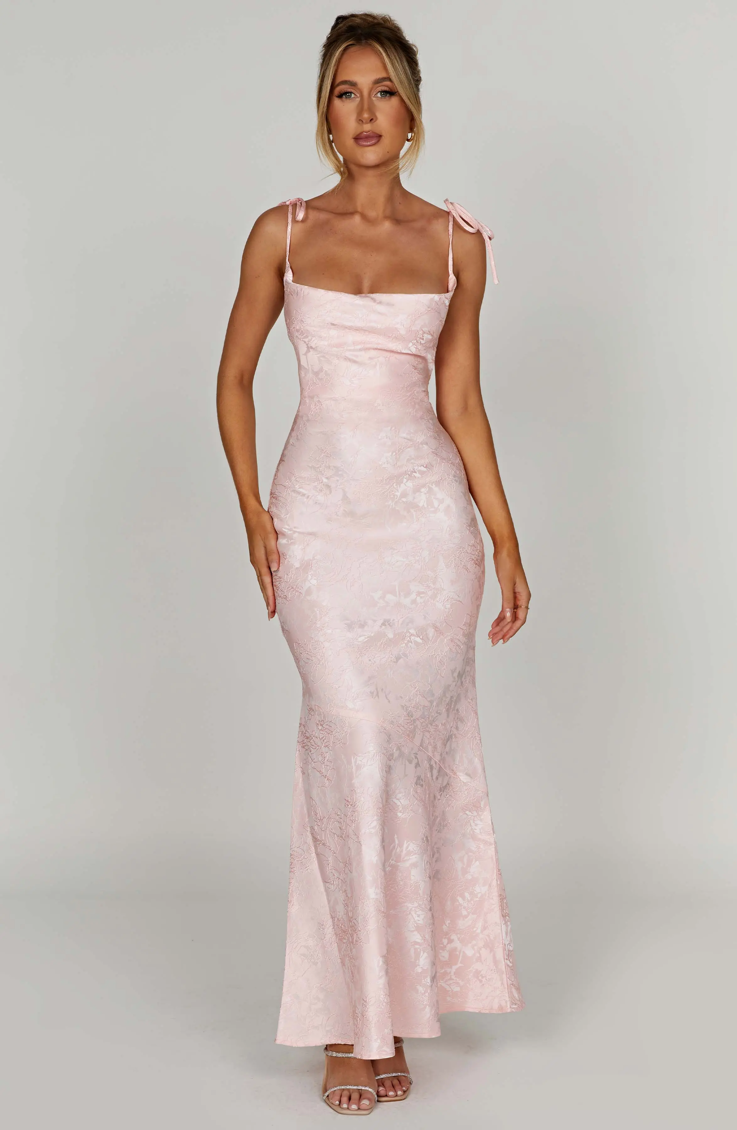 Whitney Maxi Dress - Blush - Image 9