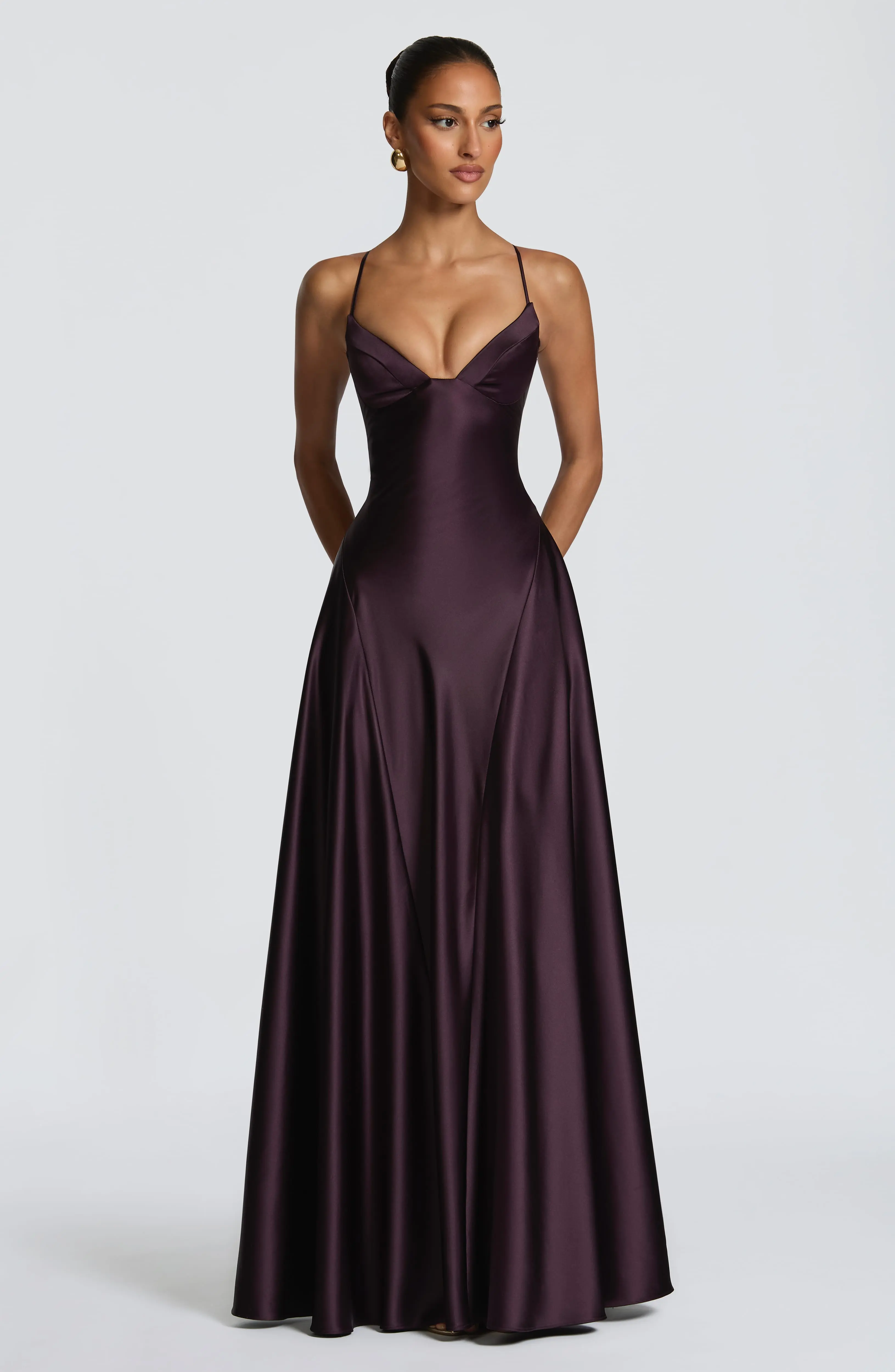 Asterin Maxi Dress - Plum - Image 7