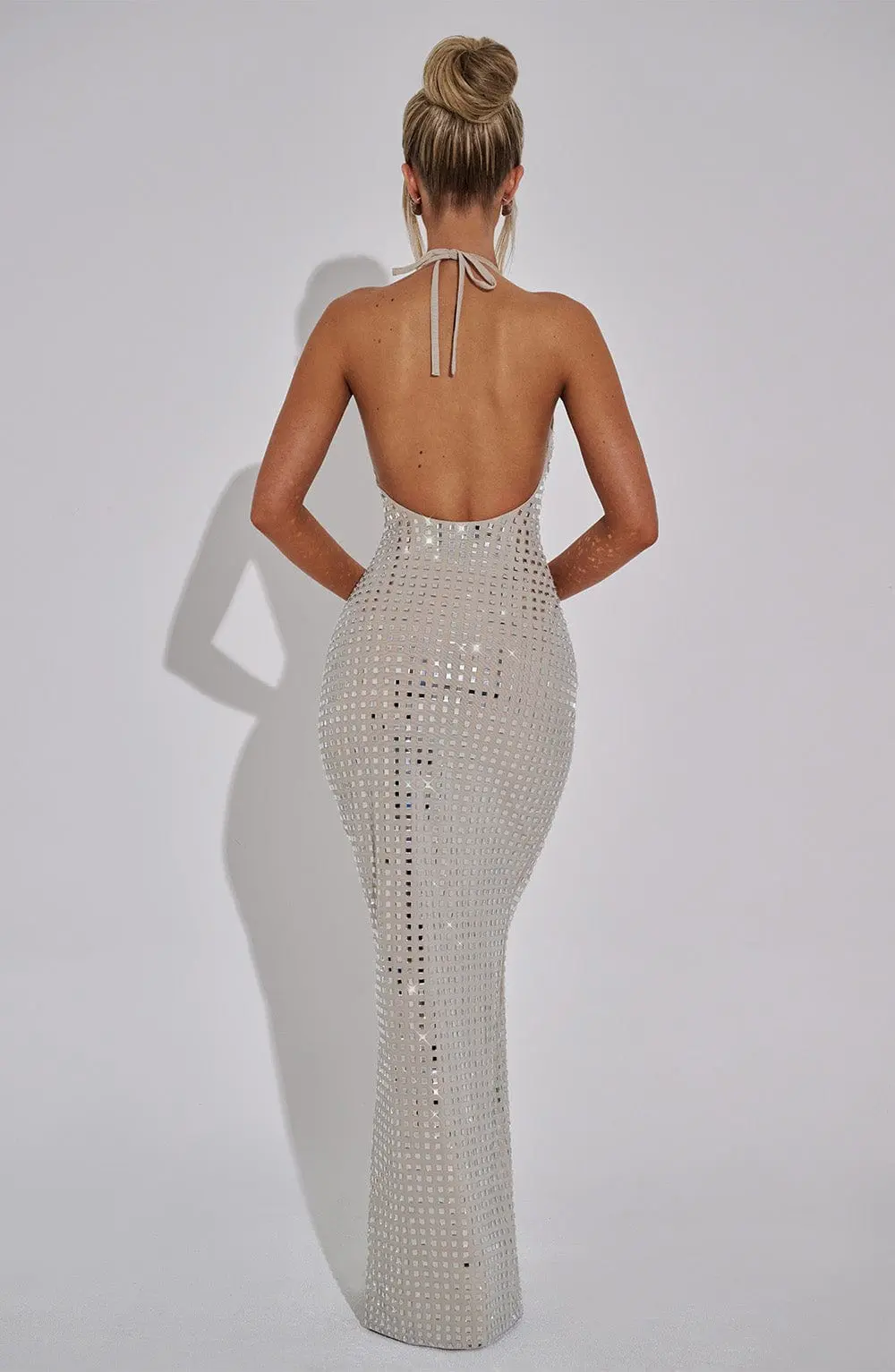 Odessa Maxi Dress - Nude - Image 8