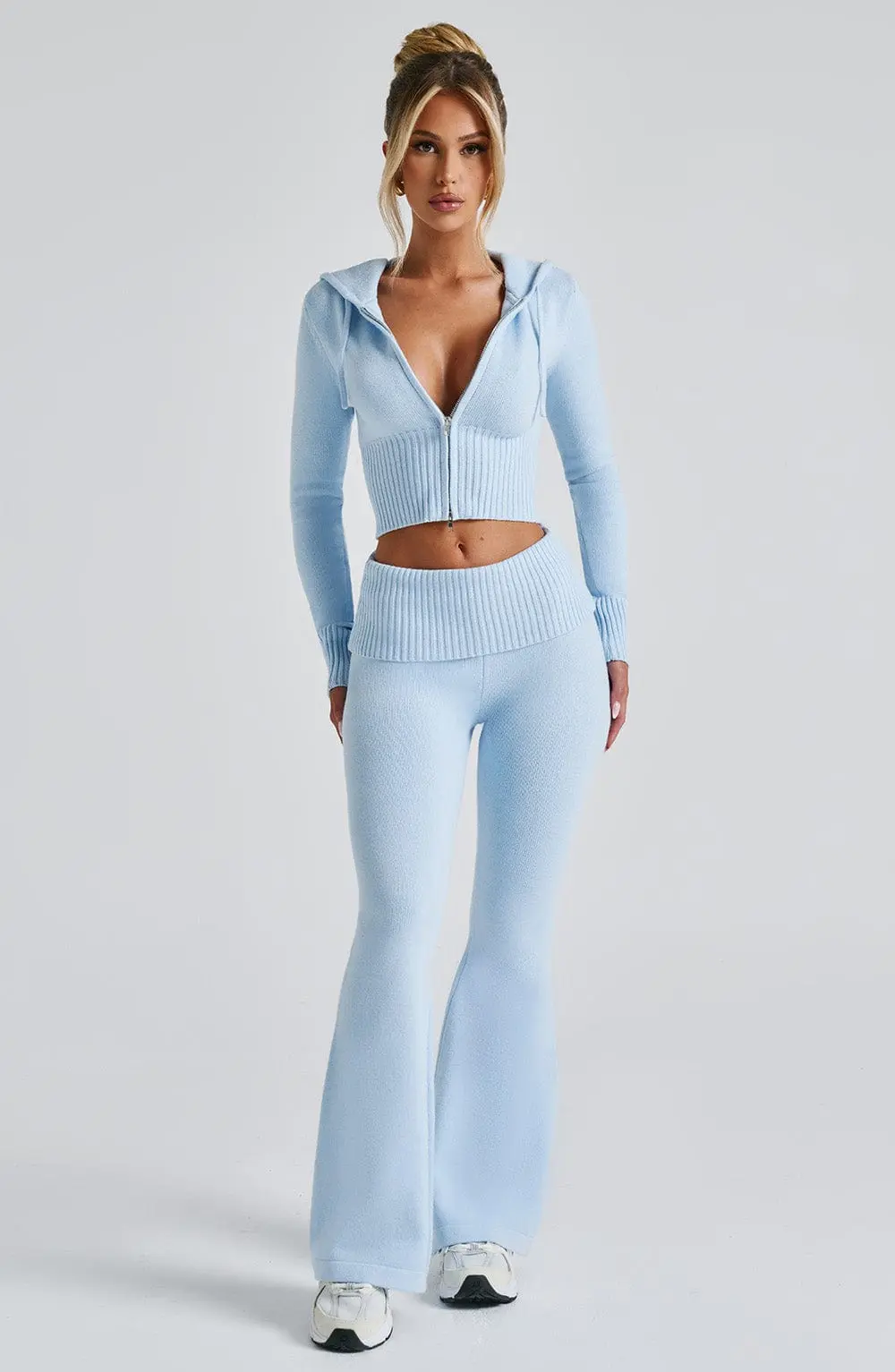 Portia Knit Pants - Baby Blue - Image 7