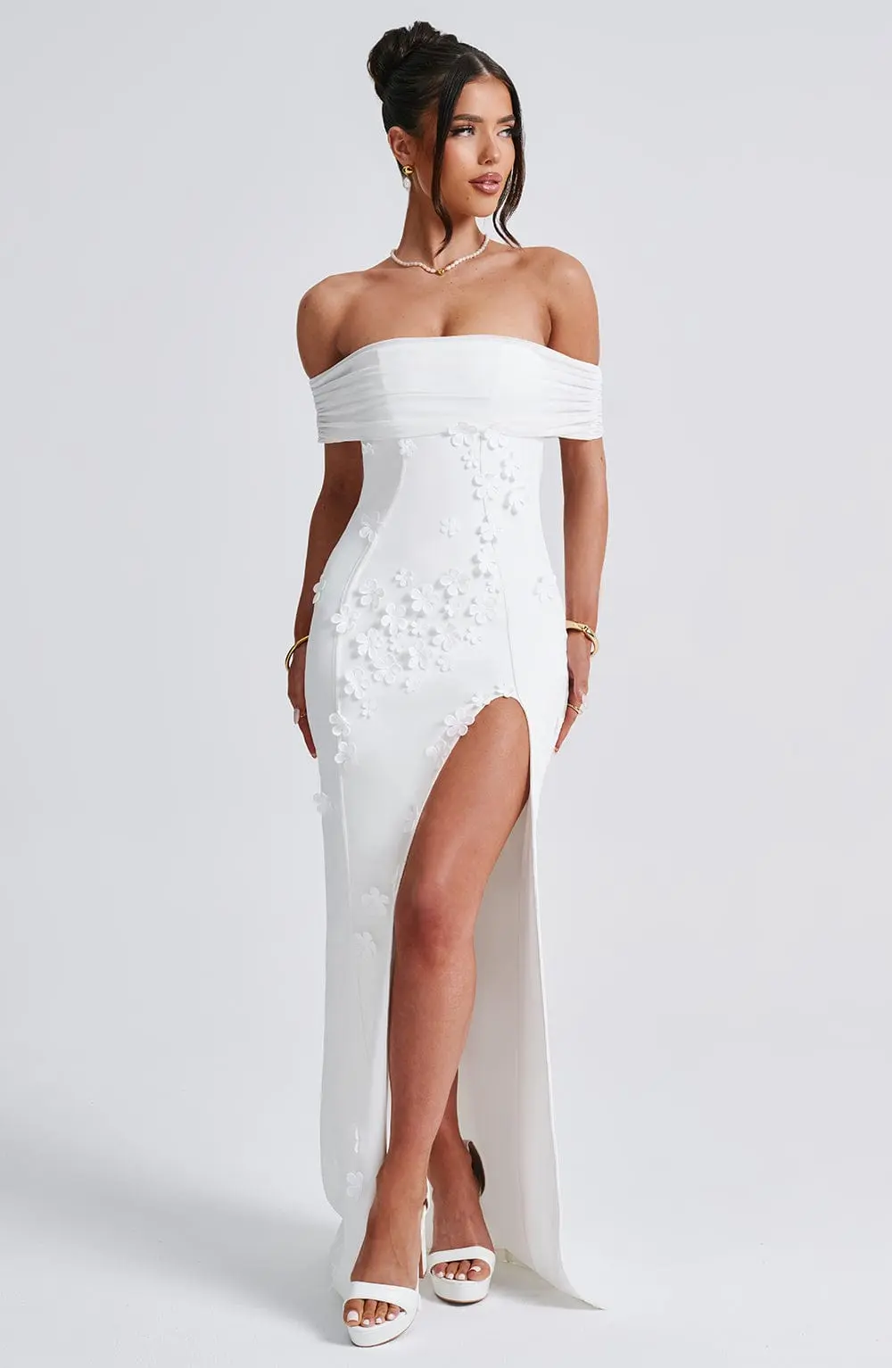 Milani Maxi Dress - Ivory - Image 11