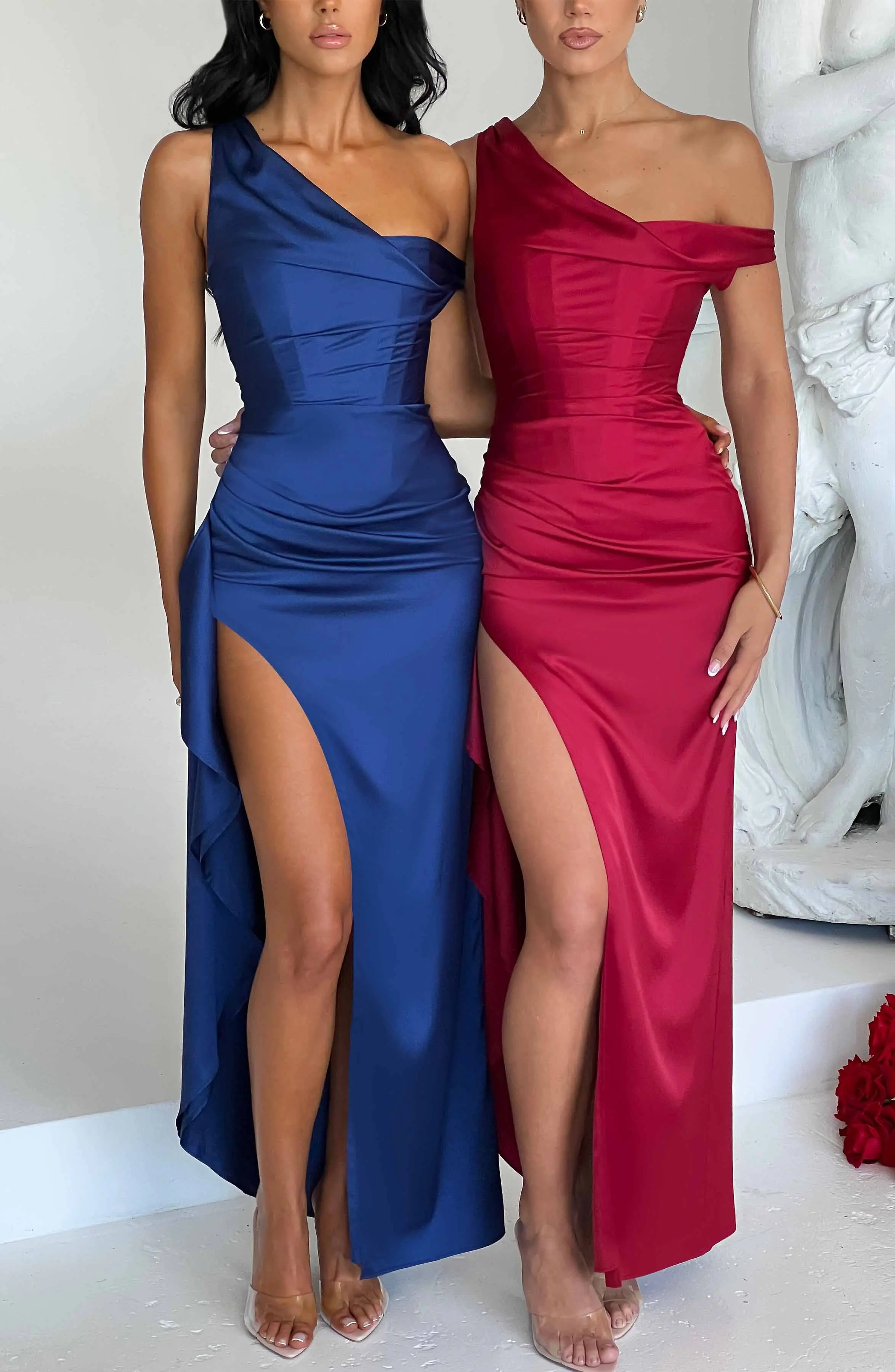 Juliene Maxi Dress - Navy - Image 6