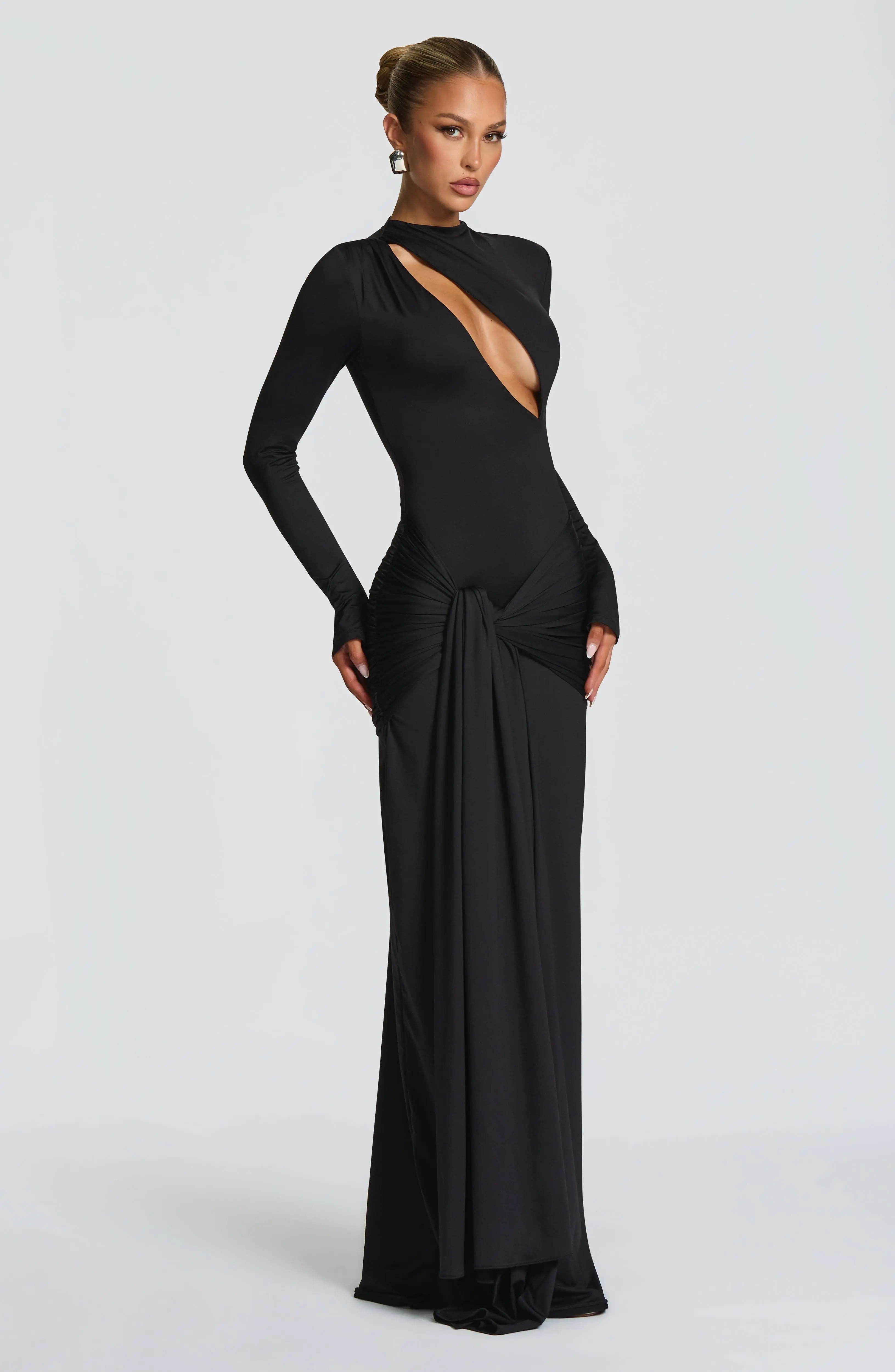 Tahnee Maxi Dress - Black - Image 2