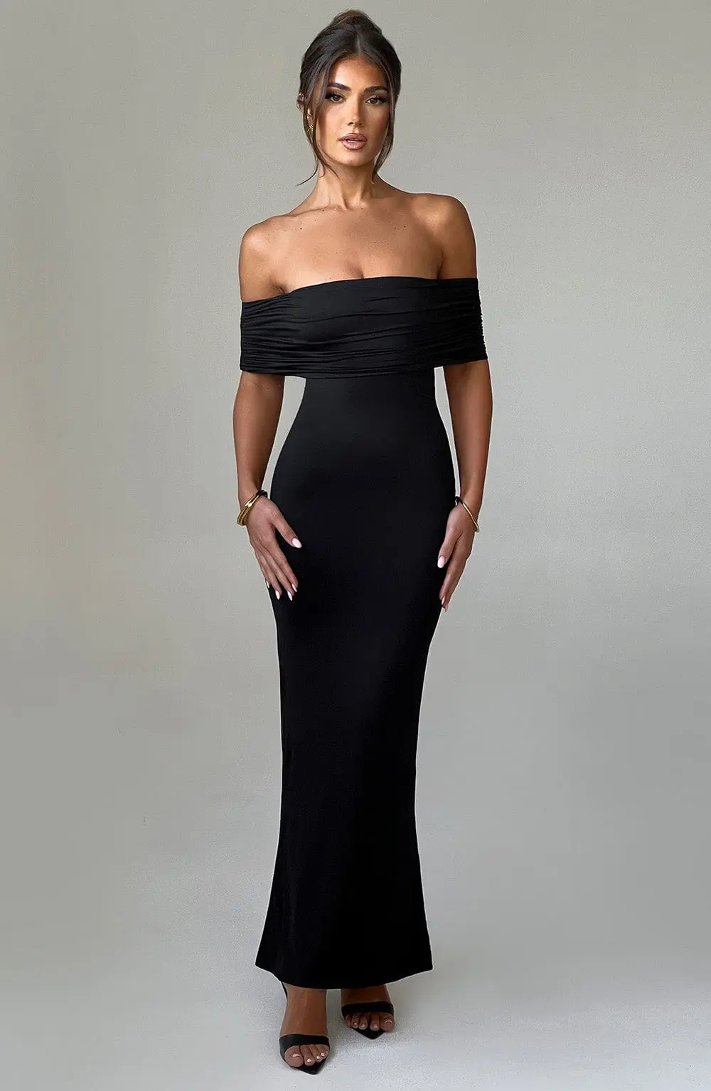 Belinda Maxi Dress - Black - Image 13
