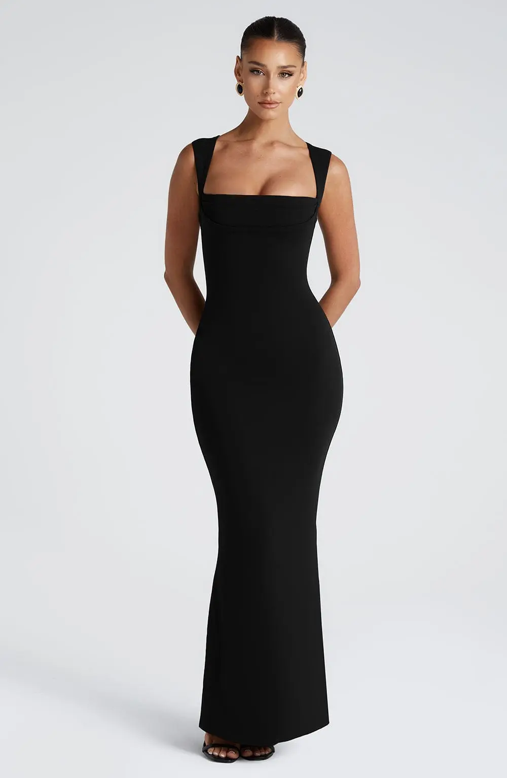 Helena Maxi Dress - Black - Image 7