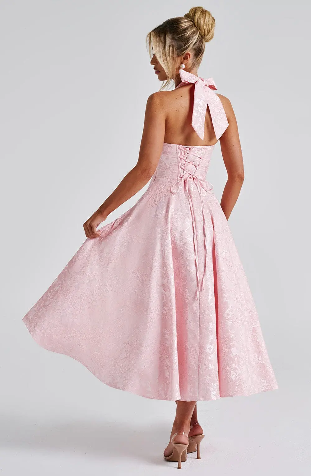 Effie Midi Dress - Blush - Image 4