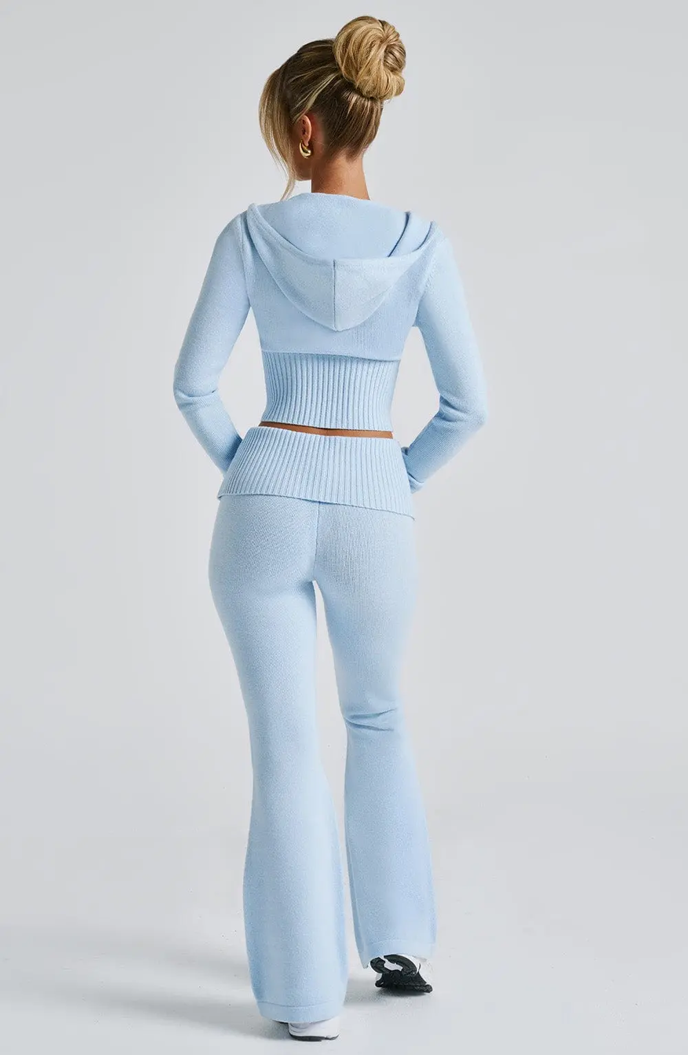 Portia Knit Pants - Baby Blue - Image 3