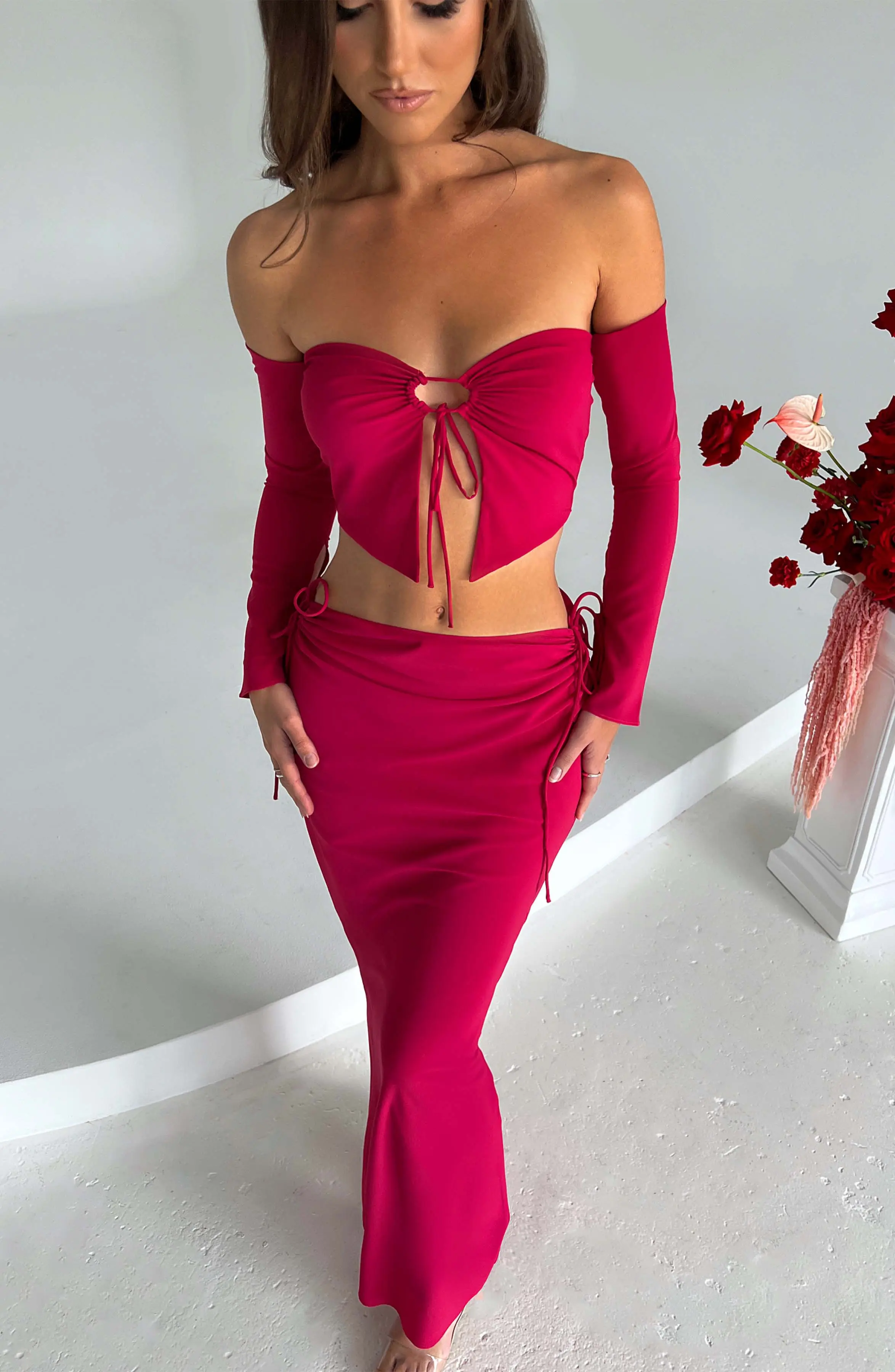 Tana Maxi Skirt - Pink - Image 3