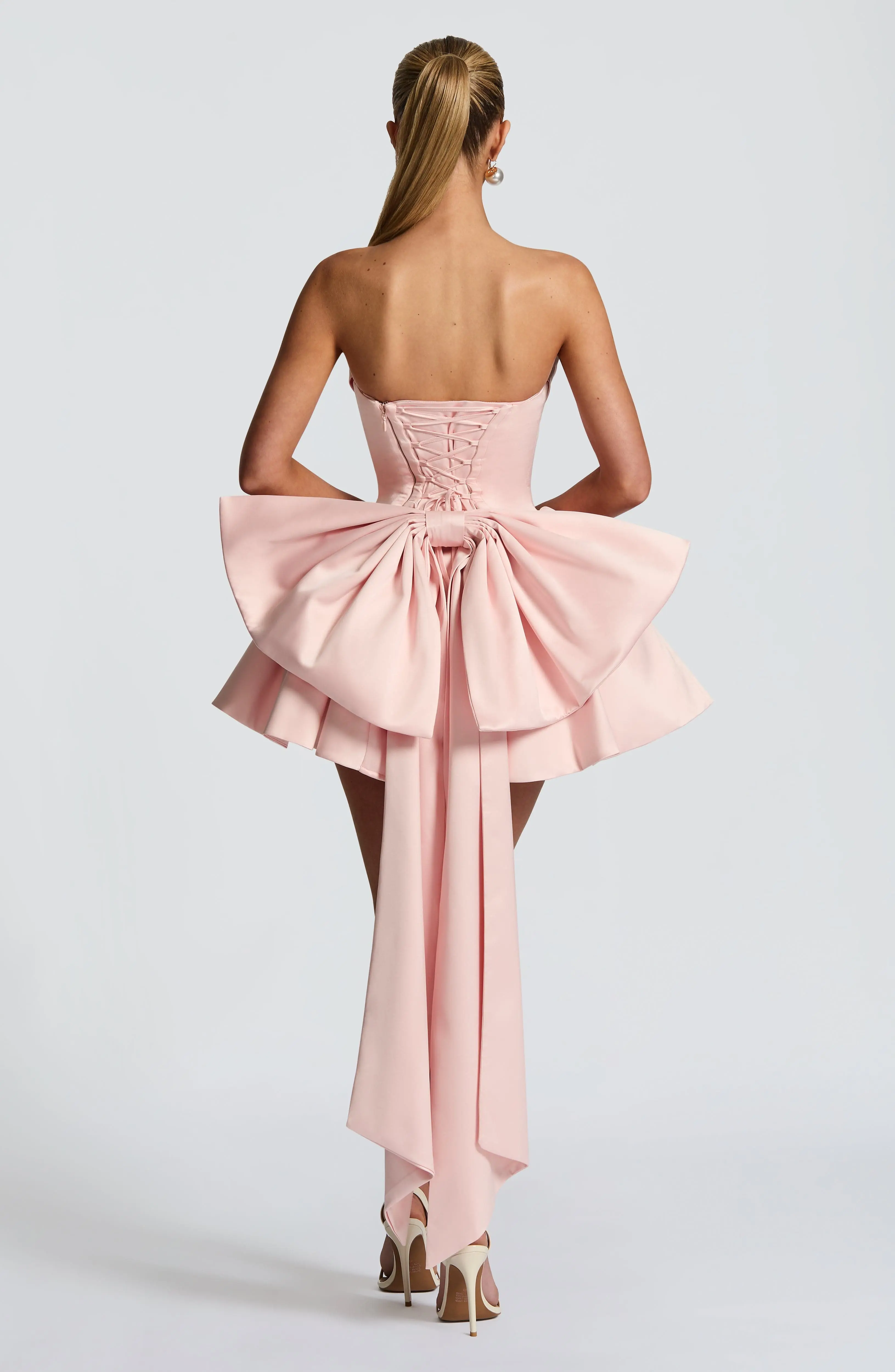 Trinity Mini Dress - Blush - Image 2