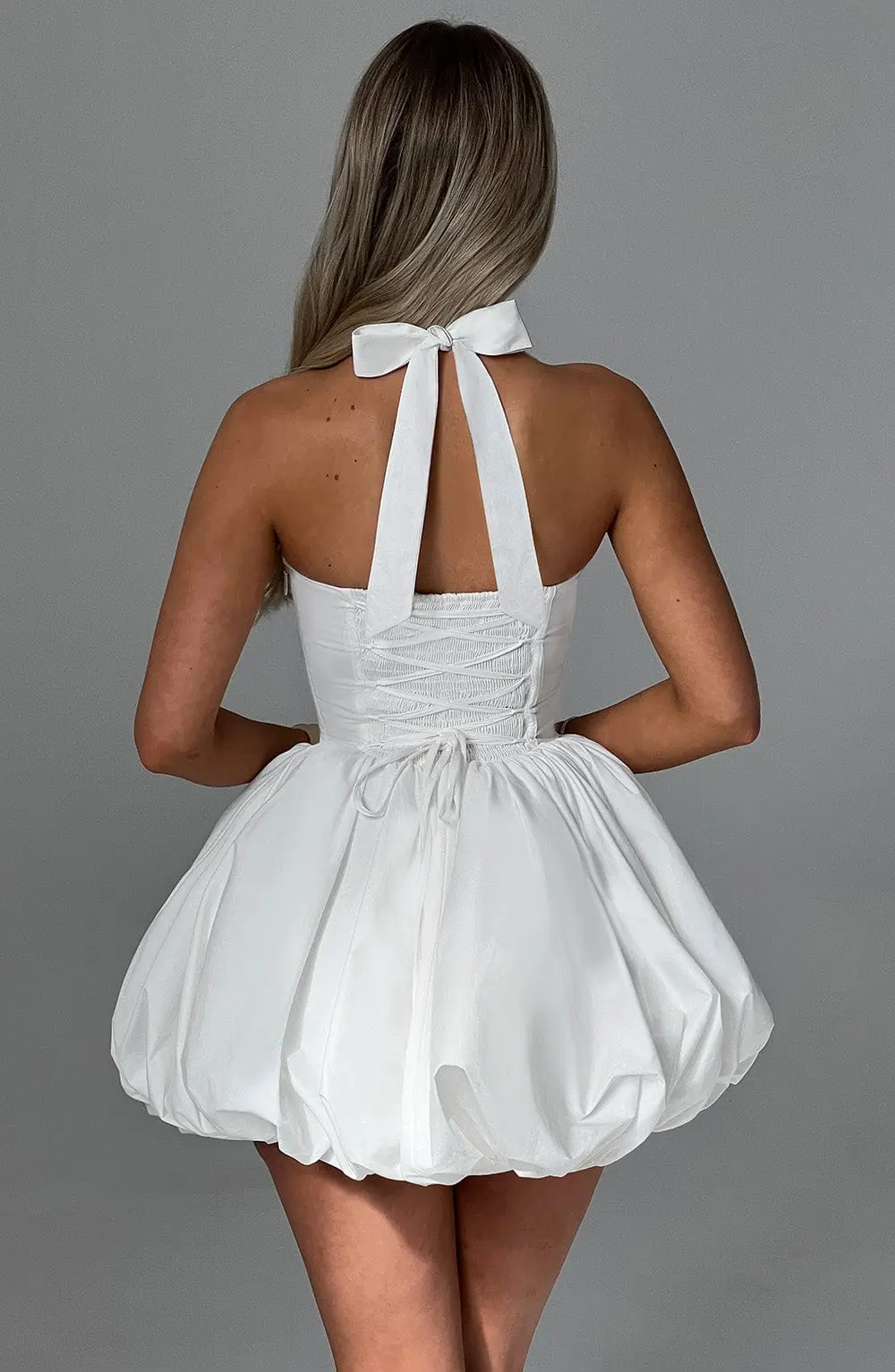 Maricia Mini Dress - Ivory - Image 2
