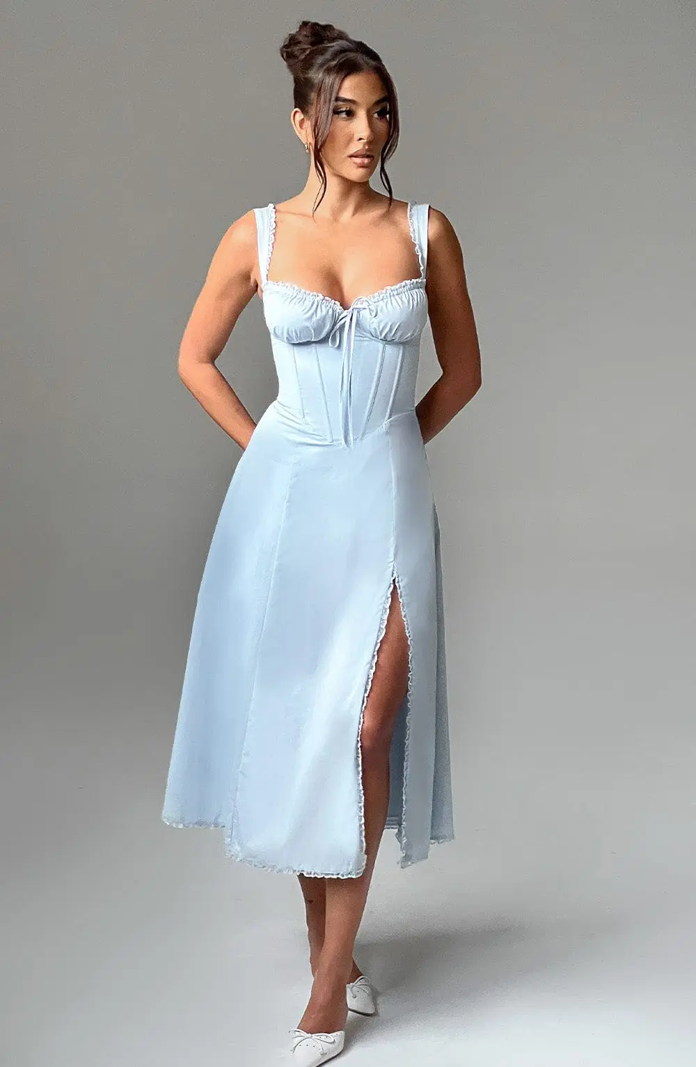 Ulrika Midi Dress - Blue - Image 8